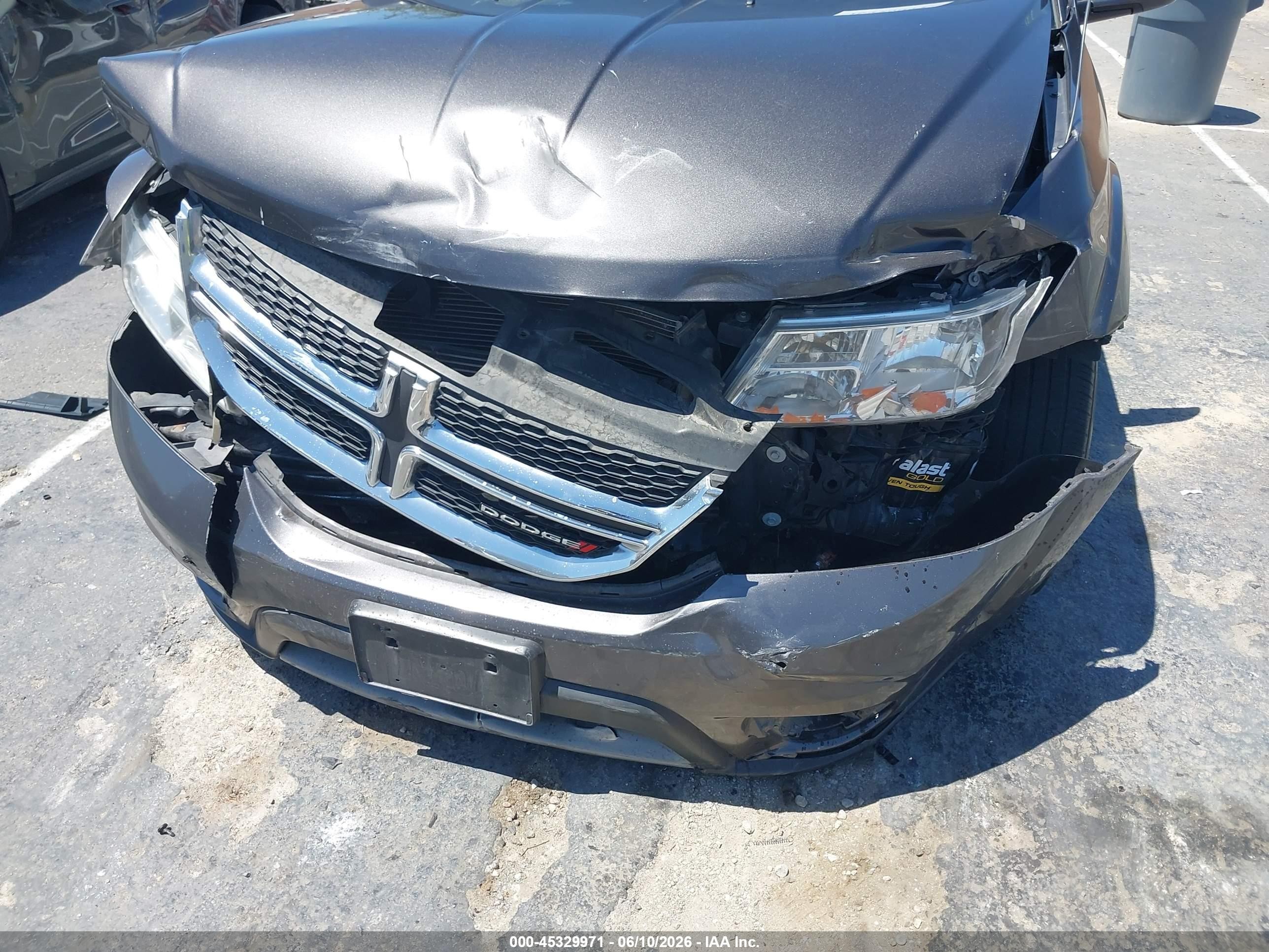 2015 Dodge Journey Sxt Gray vin: 3C4PDCBG6FT722826