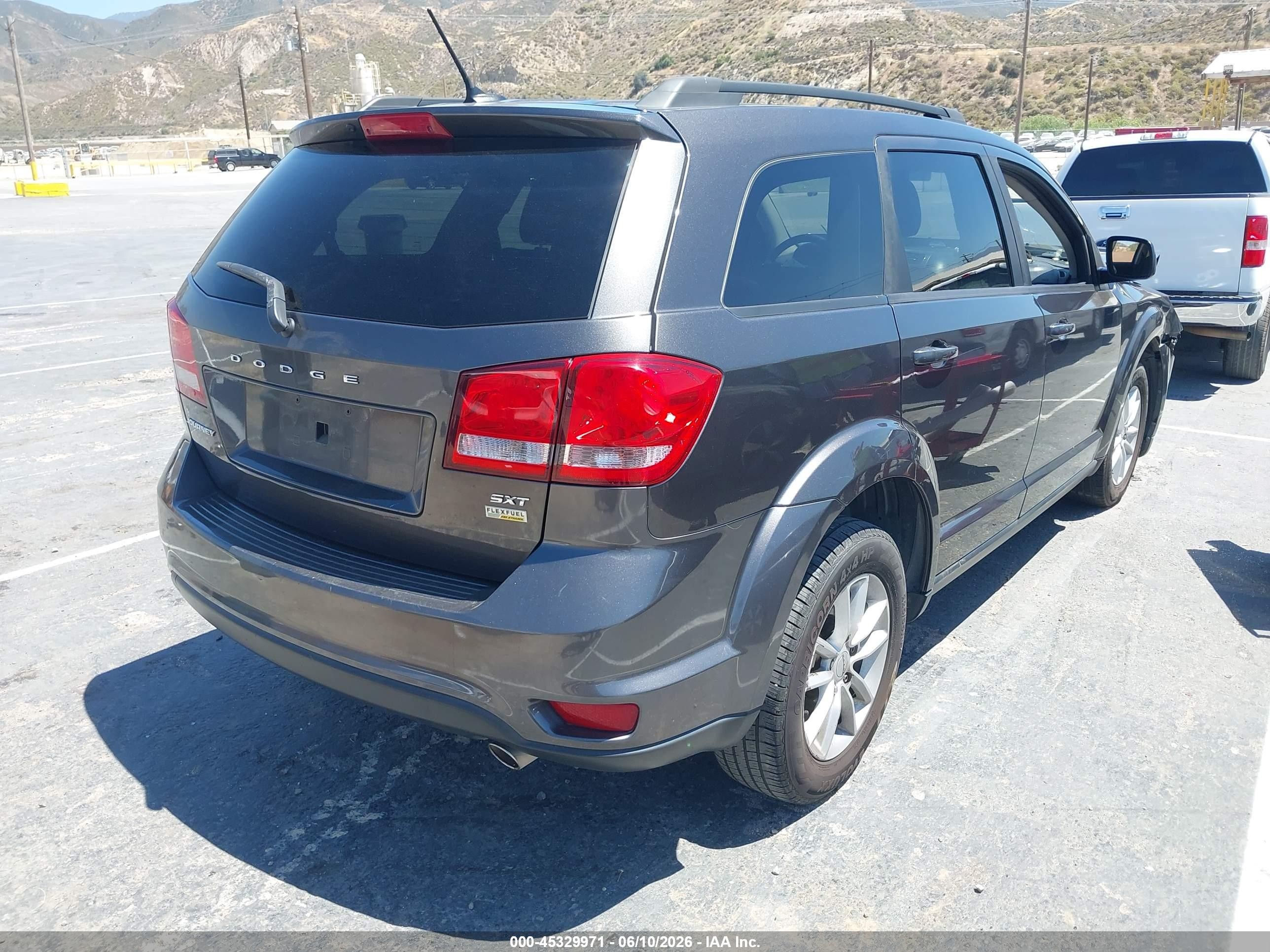 2015 Dodge Journey Sxt Gray vin: 3C4PDCBG6FT722826