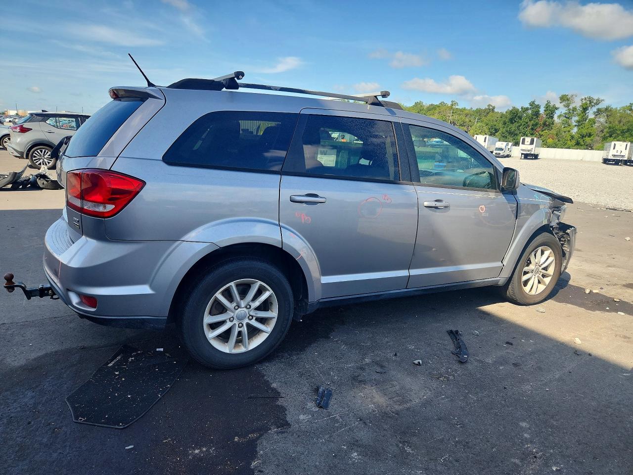 2017 Dodge Journey Sxt Gray vin: 3C4PDCBG6HT532091