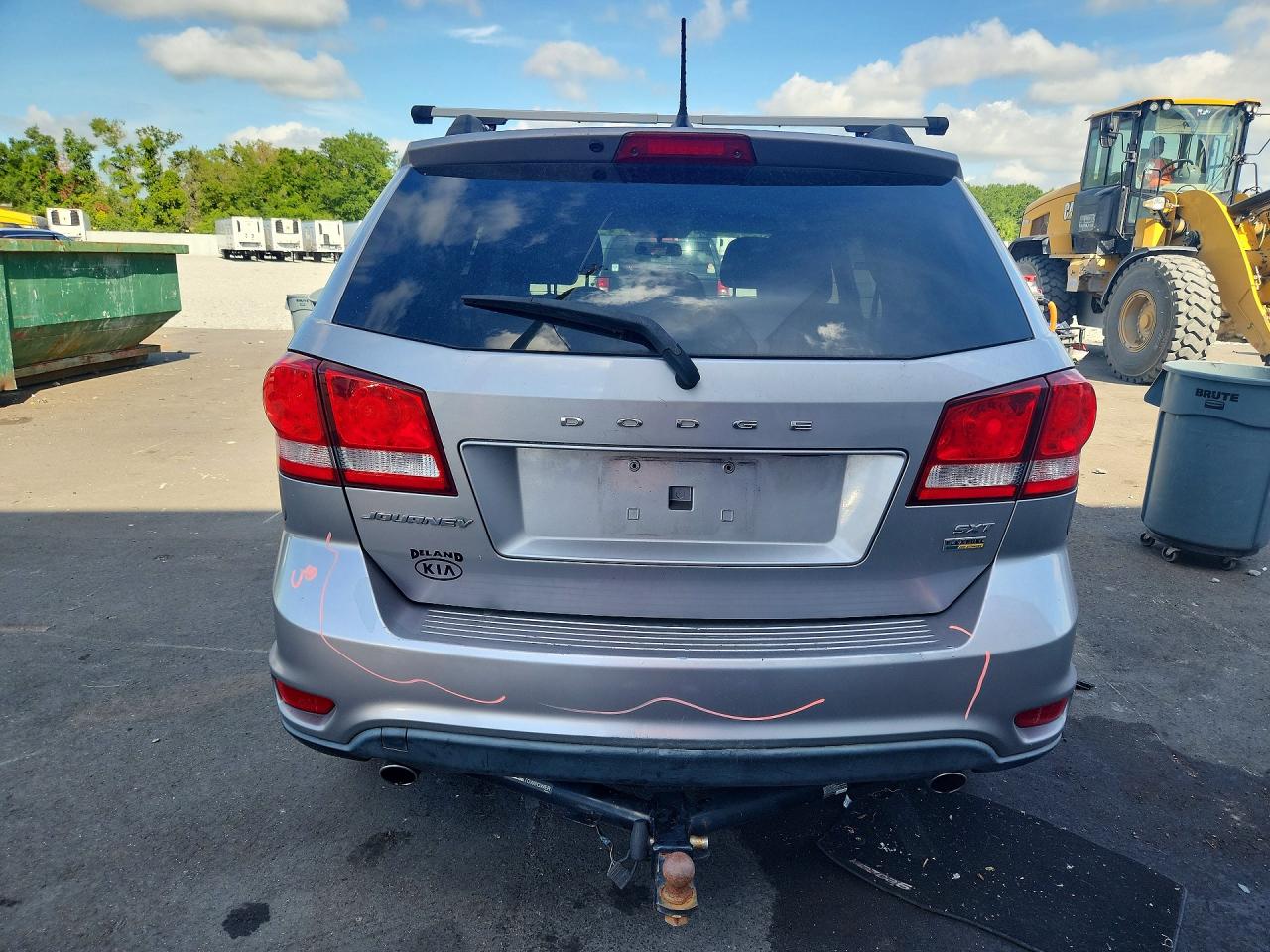 2017 Dodge Journey Sxt Gray vin: 3C4PDCBG6HT532091