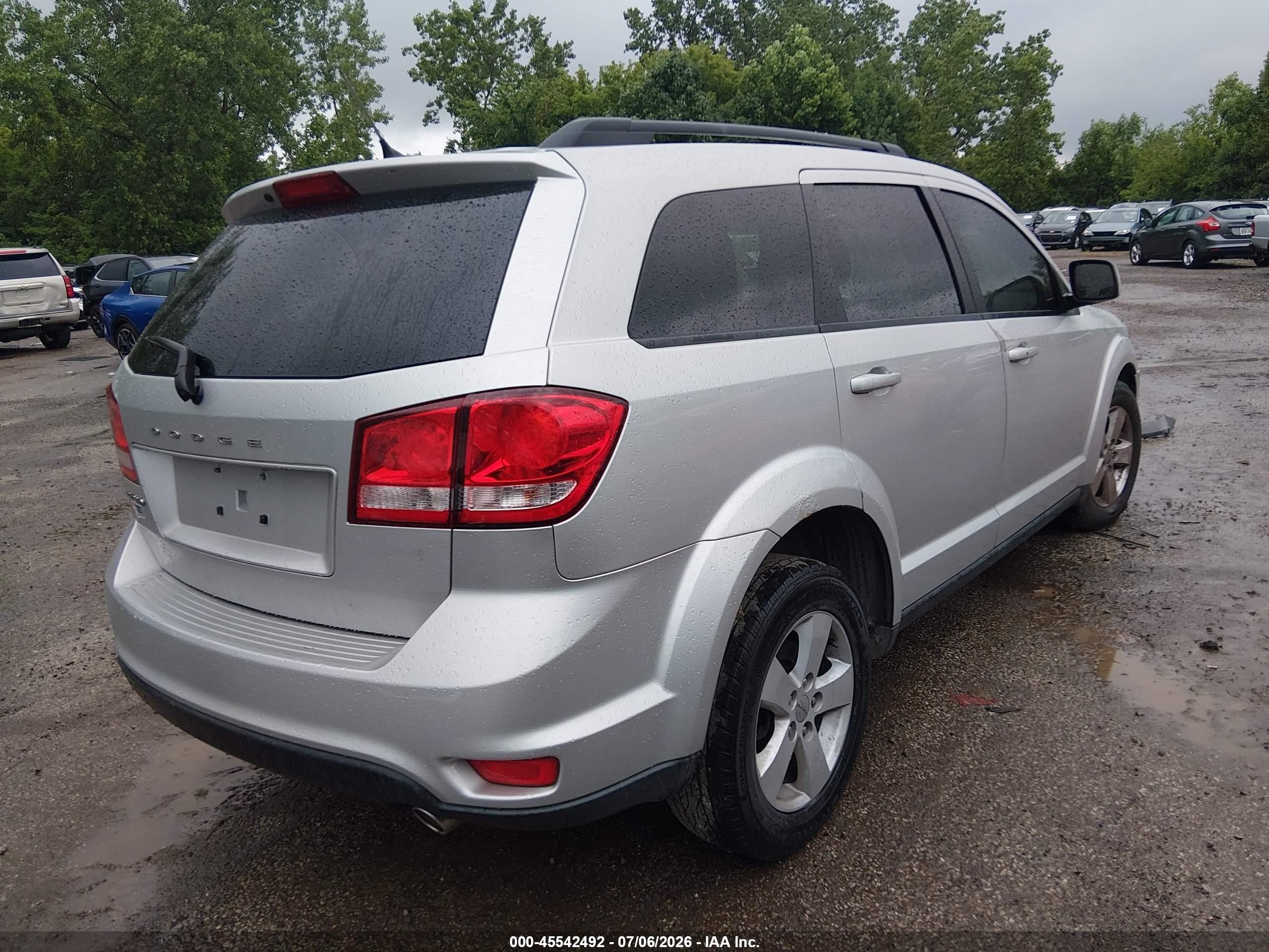 2012 Dodge Journey Sxt Silver vin: 3C4PDCBG7CT134249