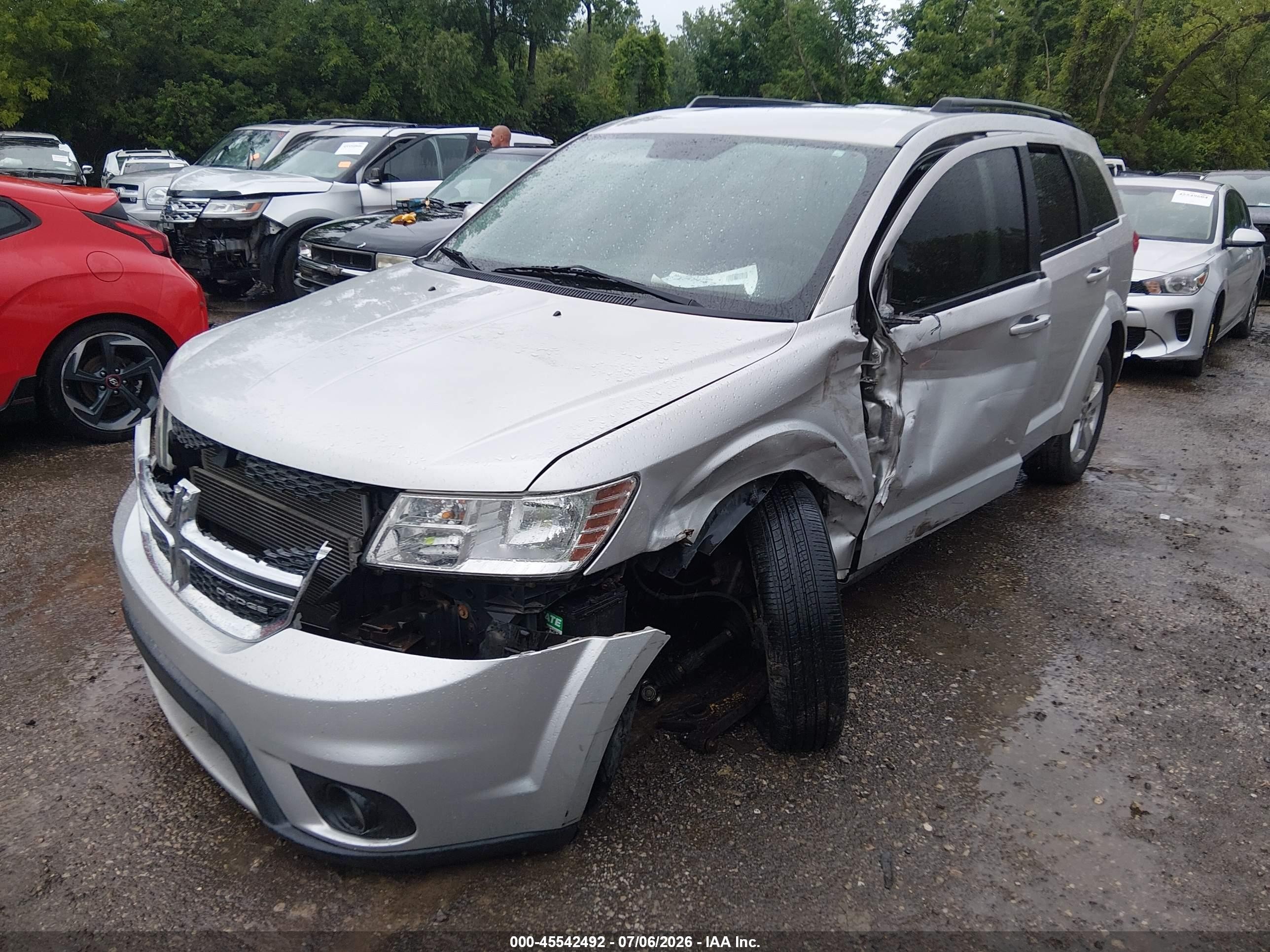 2012 Dodge Journey Sxt Silver vin: 3C4PDCBG7CT134249