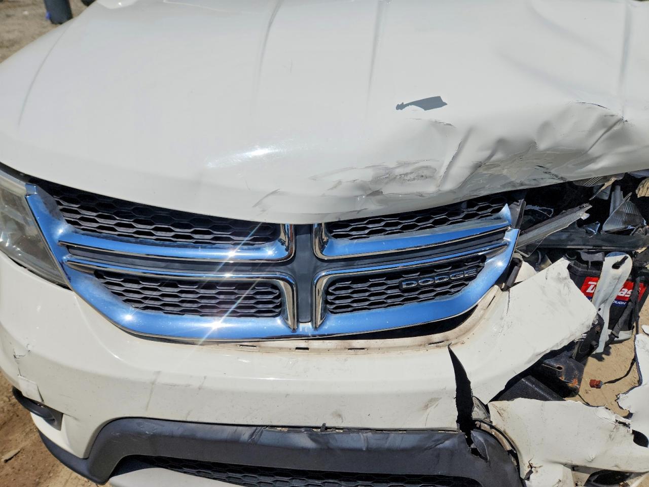 2012 Dodge Journey Sxt White vin: 3C4PDCBG7CT174282