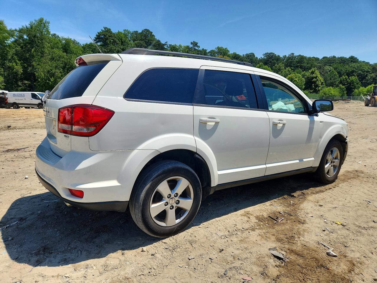 2012 Dodge Journey Sxt White vin: 3C4PDCBG7CT174282