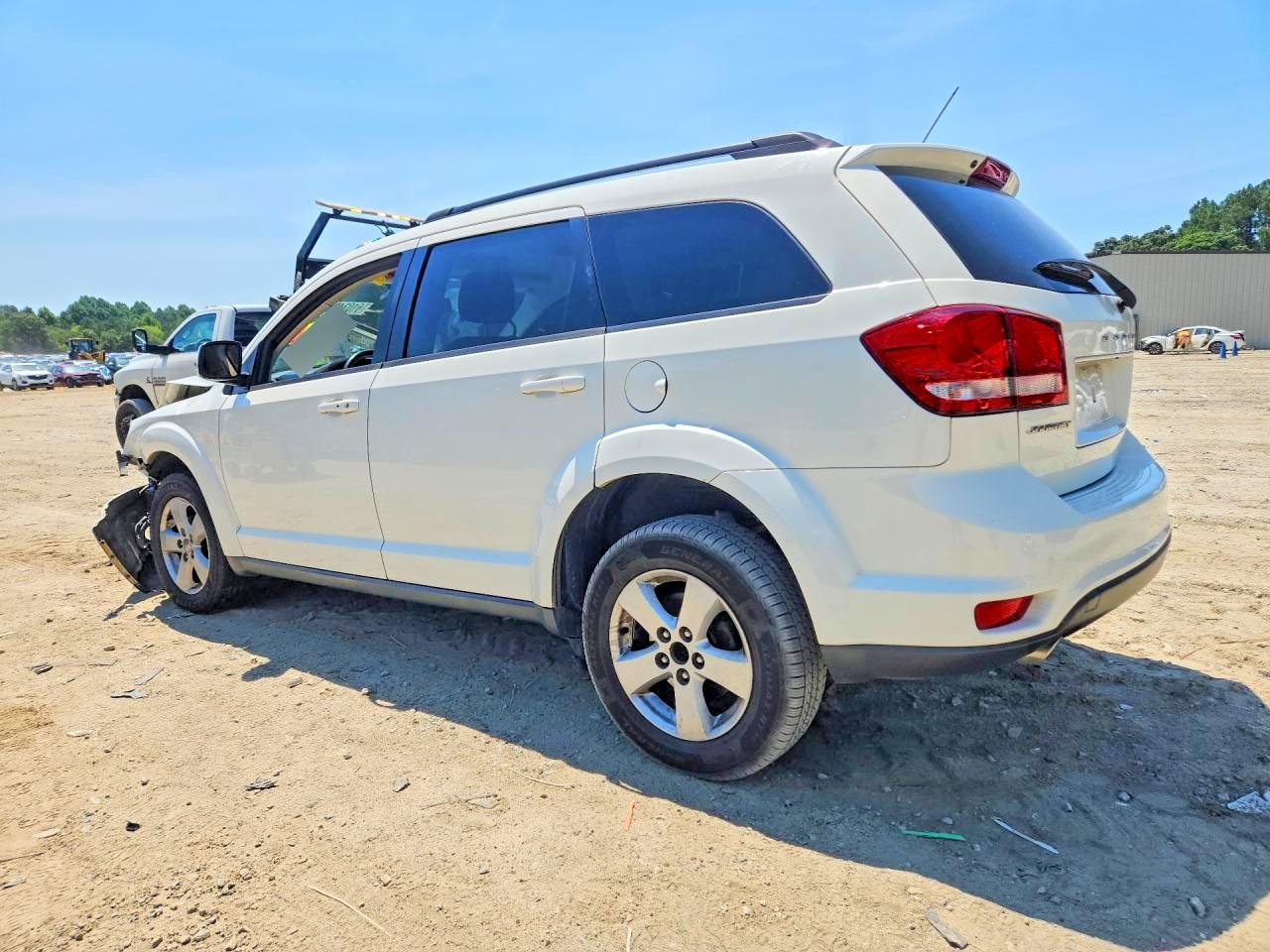 2012 Dodge Journey Sxt White vin: 3C4PDCBG7CT174282