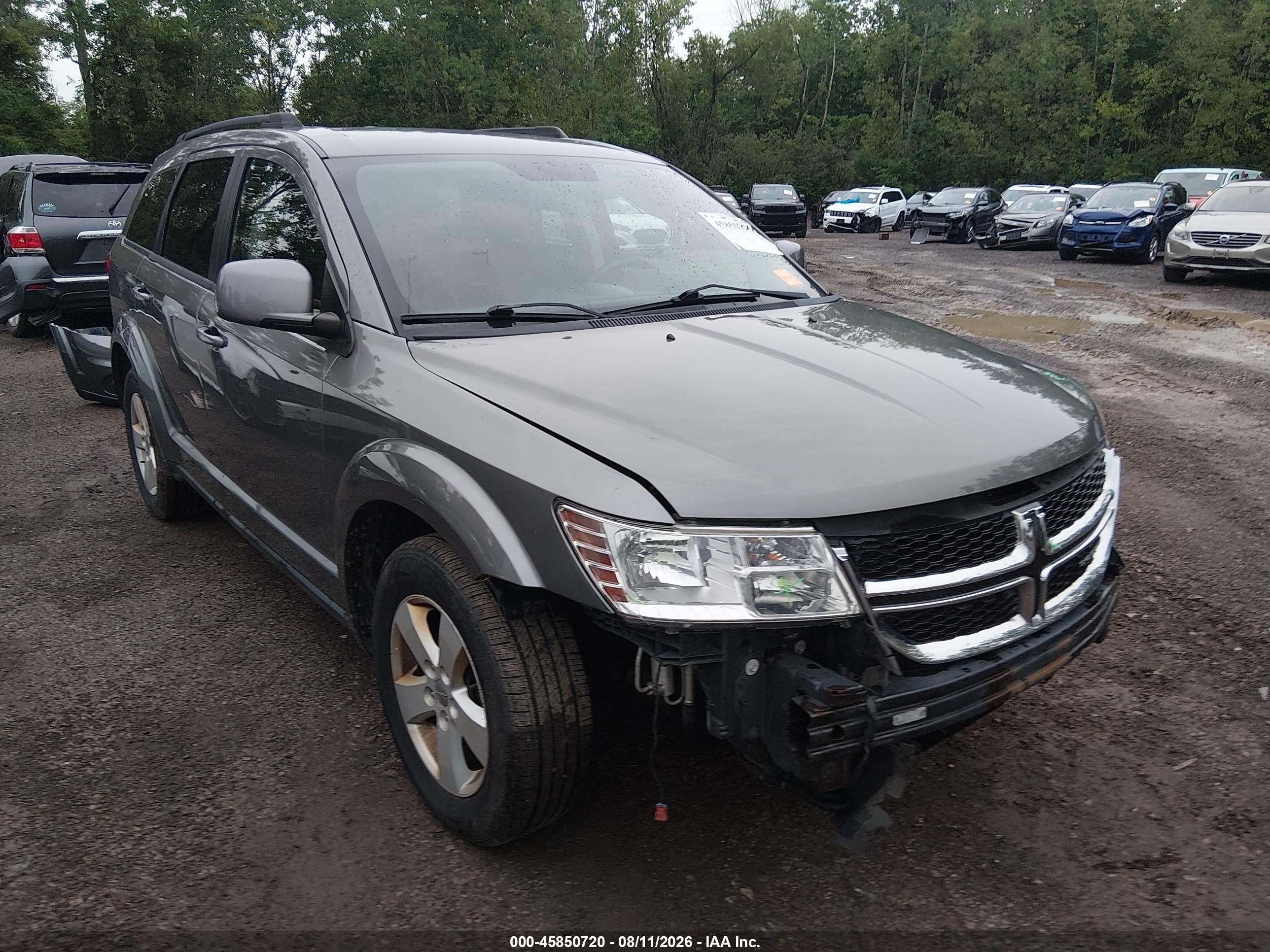 2012 Dodge Journey Sxt Gray vin: 3C4PDCBG7CT256237