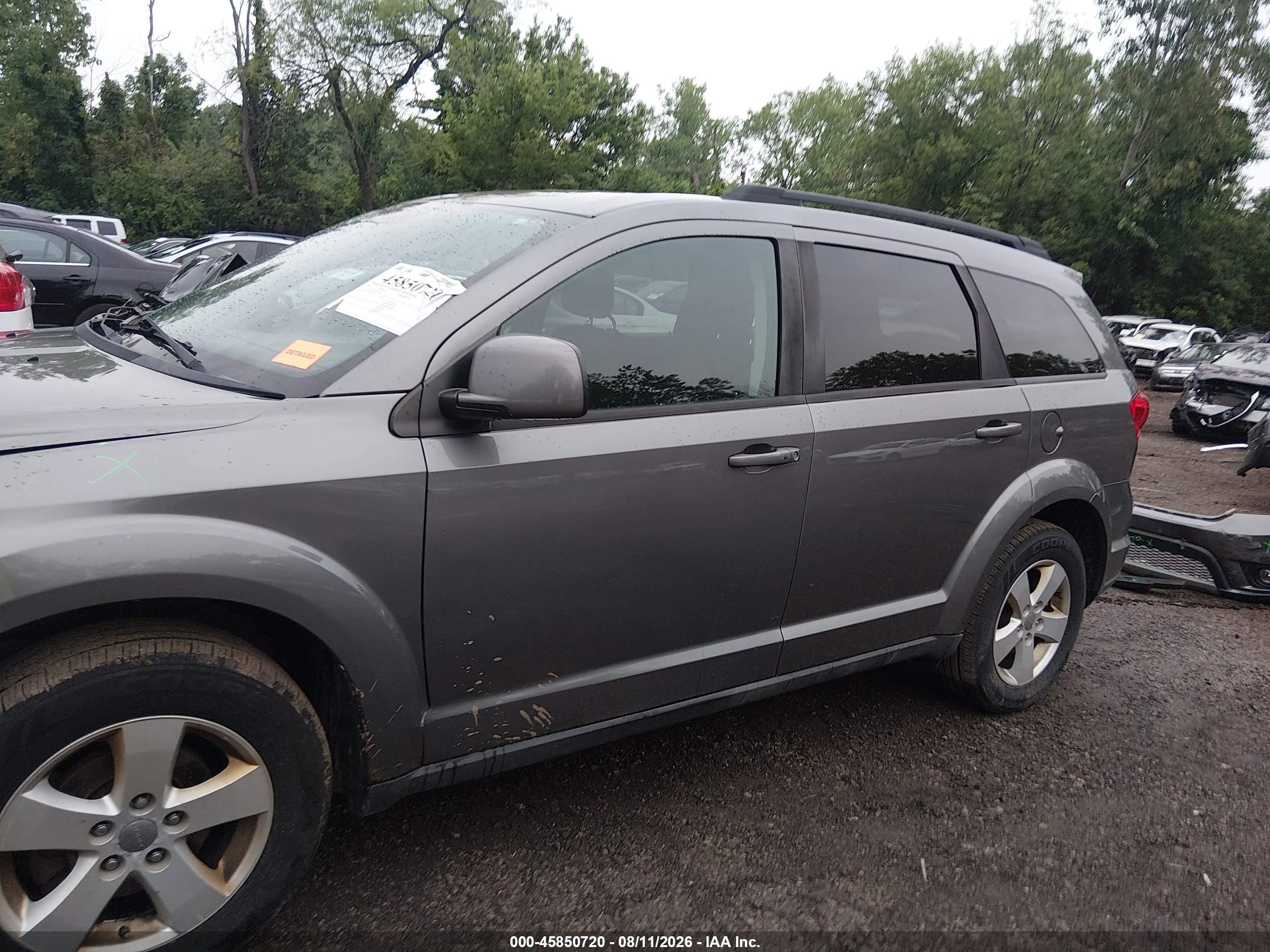 2012 Dodge Journey Sxt Gray vin: 3C4PDCBG7CT256237