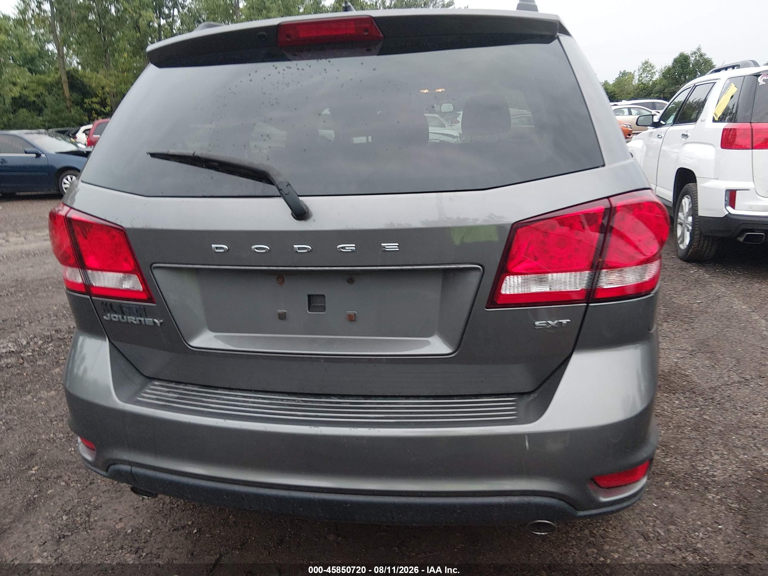 2012 Dodge Journey Sxt Gray vin: 3C4PDCBG7CT256237