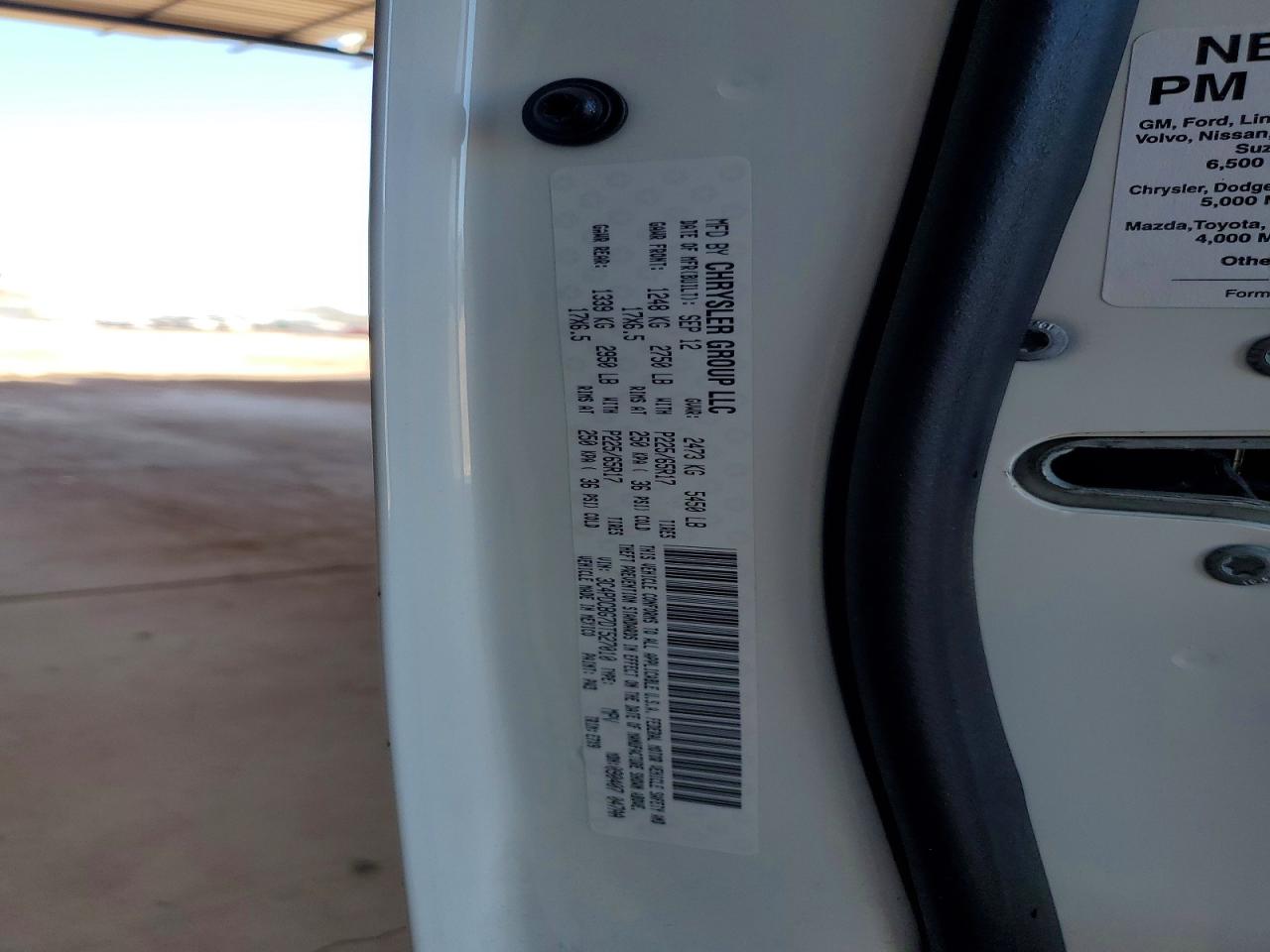 2013 Dodge Journey Sxt White vin: 3C4PDCBG7DT527010