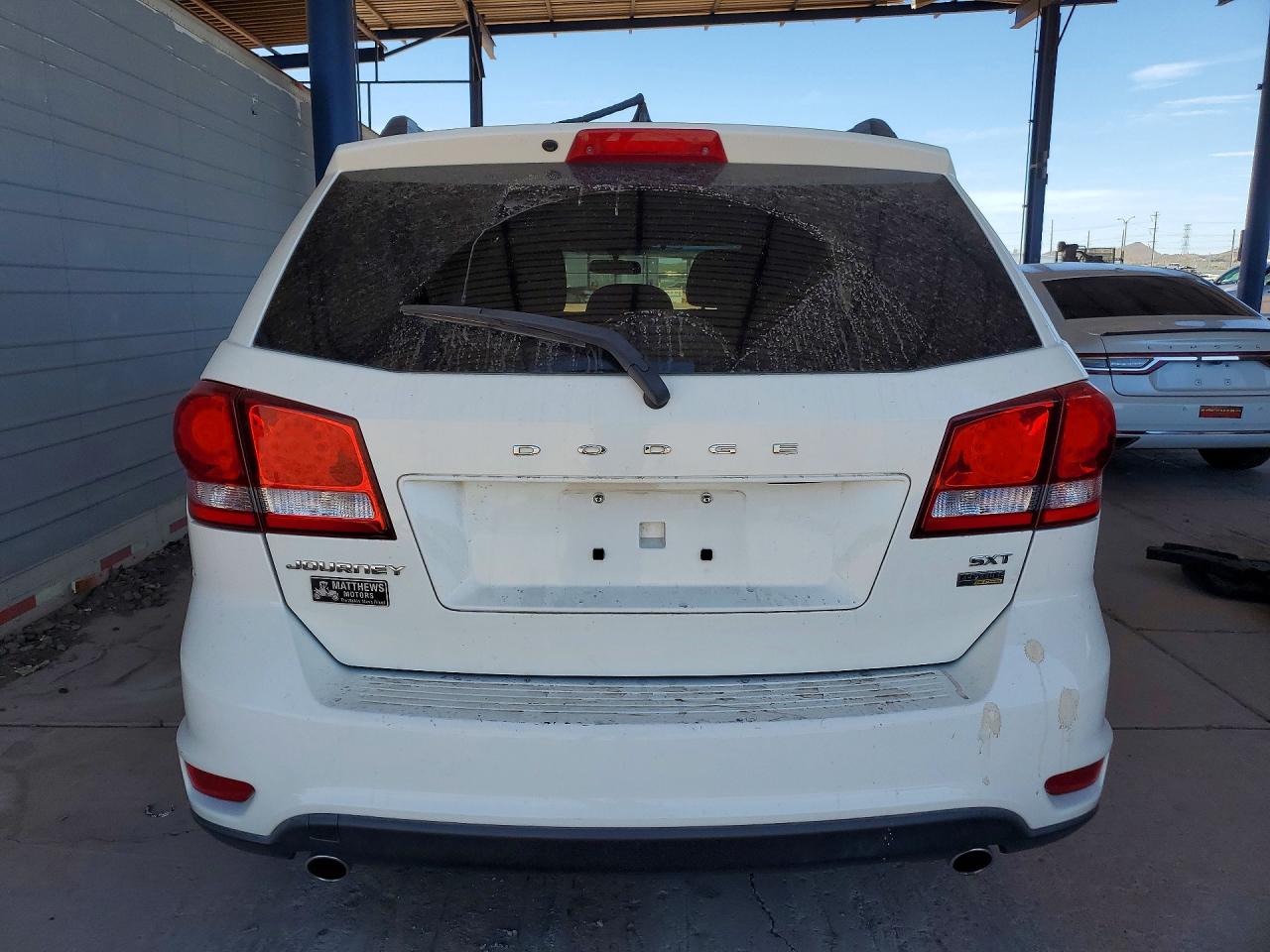 2013 Dodge Journey Sxt White vin: 3C4PDCBG7DT527010
