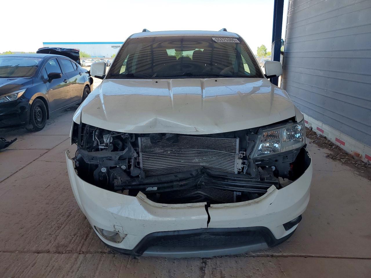 2013 Dodge Journey Sxt White vin: 3C4PDCBG7DT527010