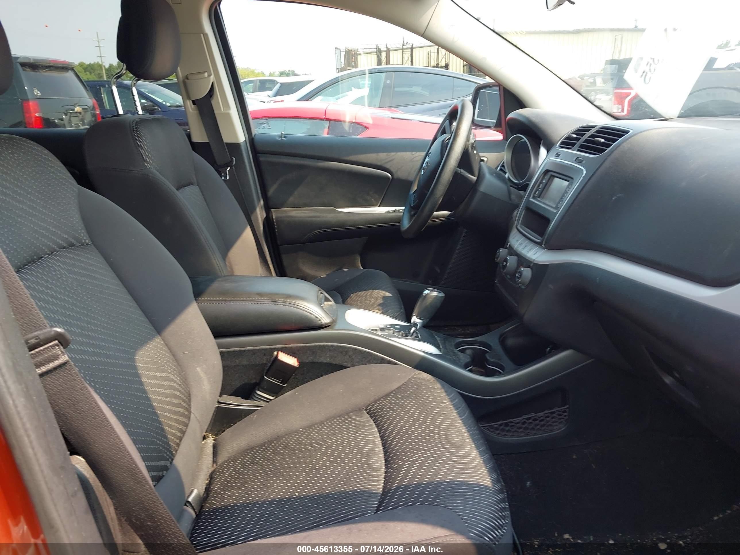 2013 Dodge Journey Sxt Orange vin: 3C4PDCBG7DT564963