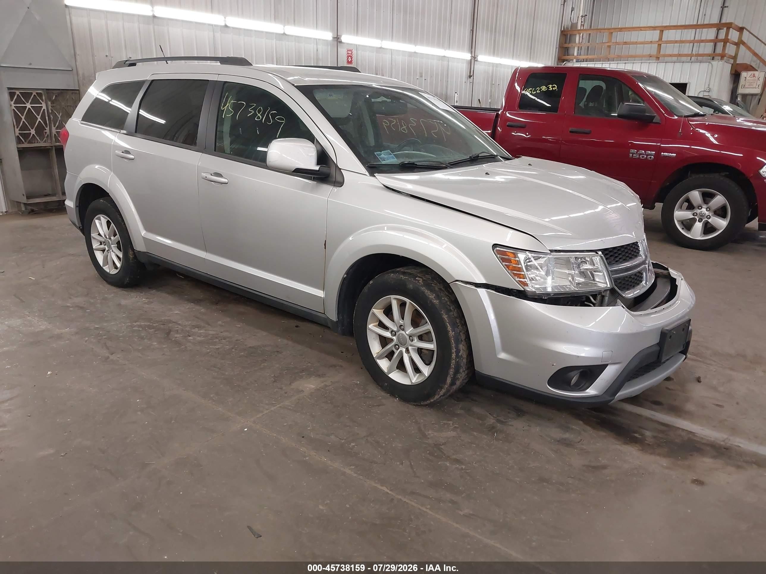 2013 Dodge Journey Sxt Silver vin: 3C4PDCBG7DT568012