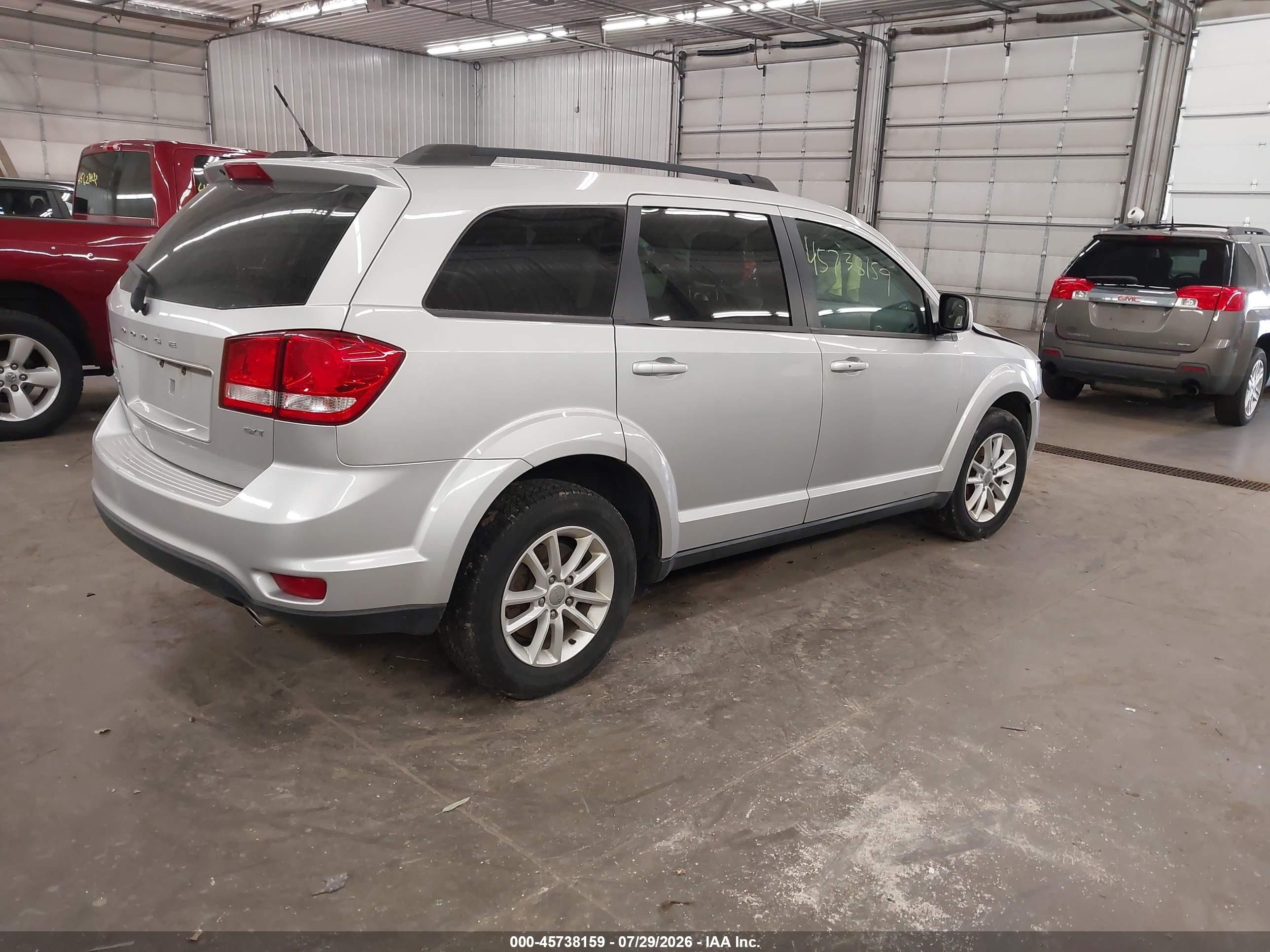 2013 Dodge Journey Sxt Silver vin: 3C4PDCBG7DT568012