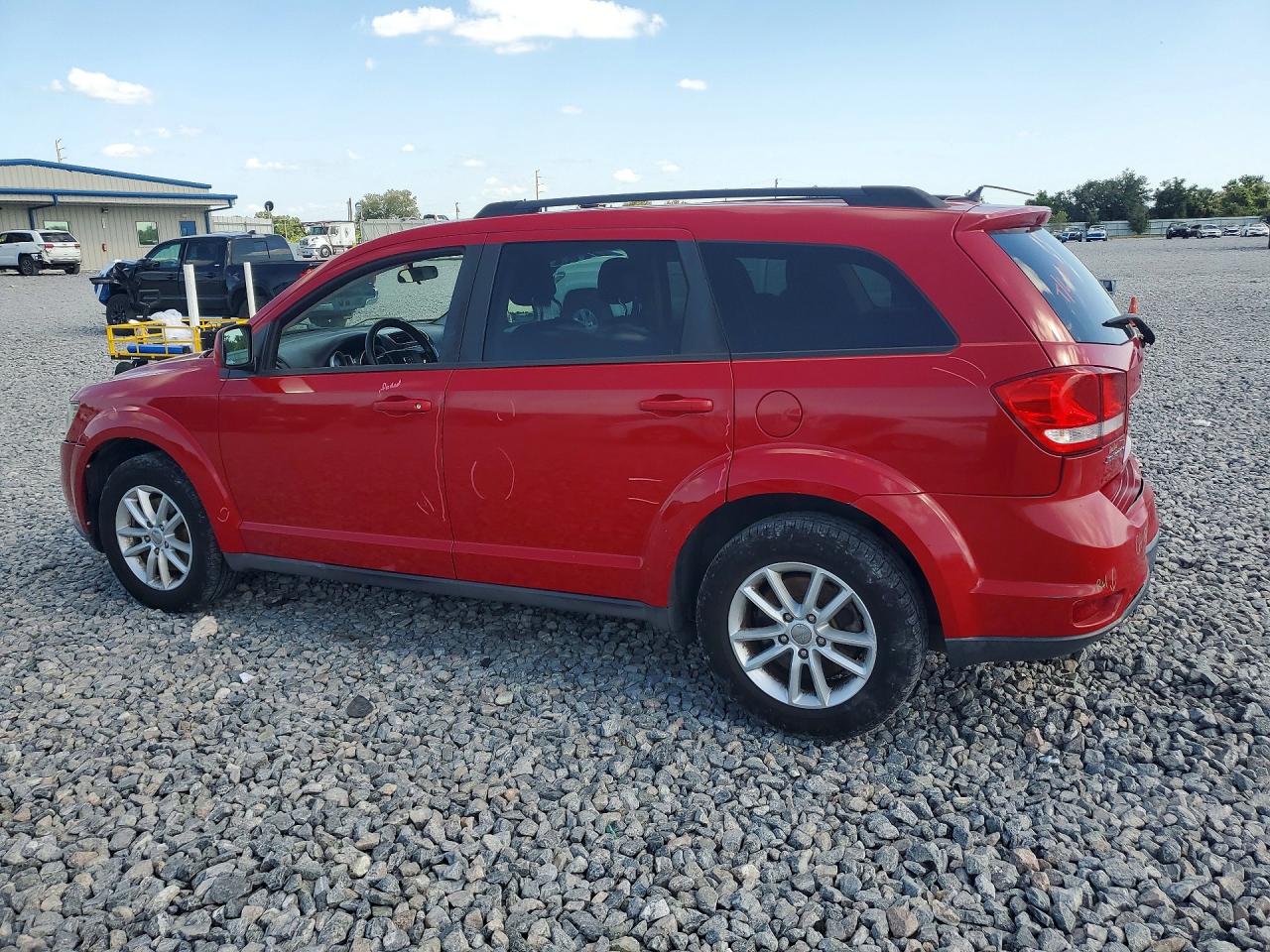 2013 Dodge Journey Sxt Red vin: 3C4PDCBG7DT614048