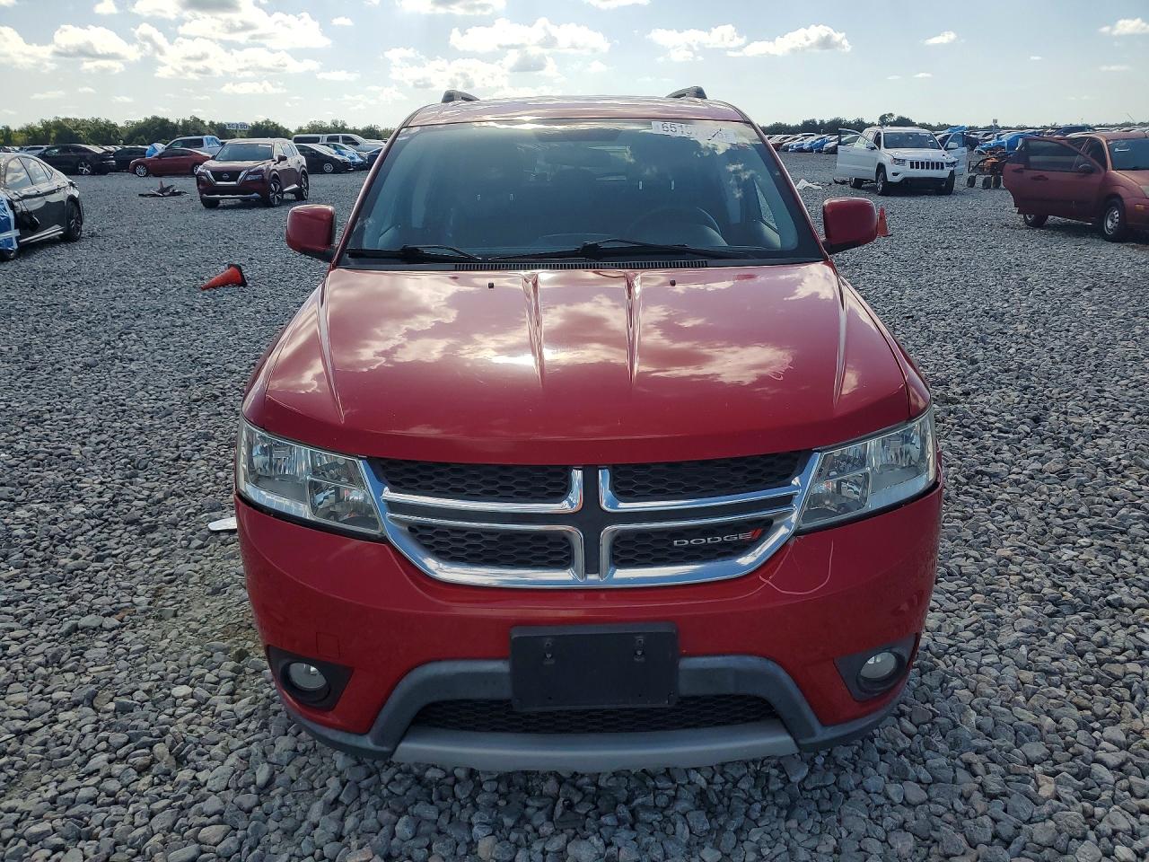 2013 Dodge Journey Sxt Red vin: 3C4PDCBG7DT614048