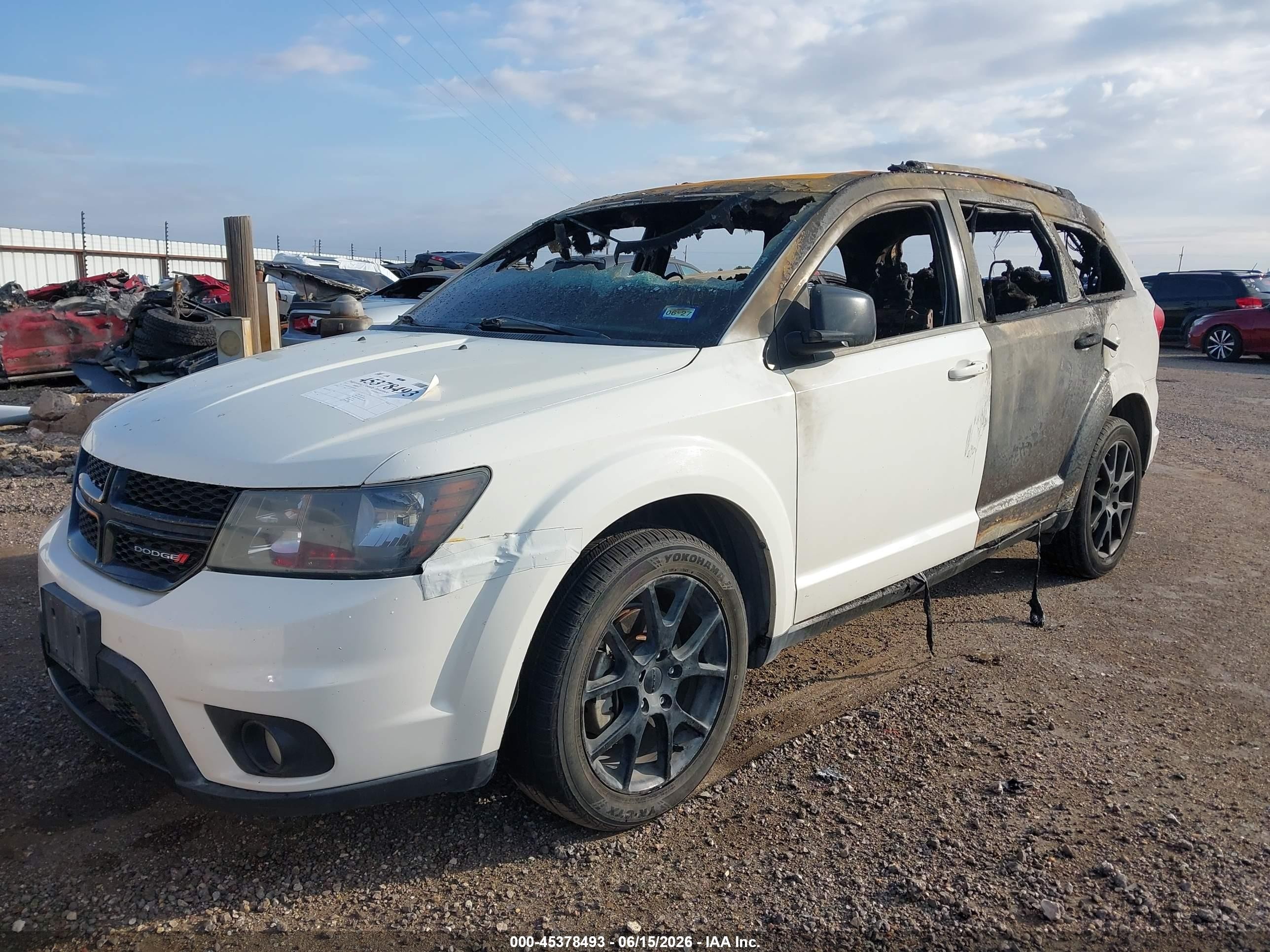 2013 Dodge Journey Sxt White vin: 3C4PDCBG7DT690904