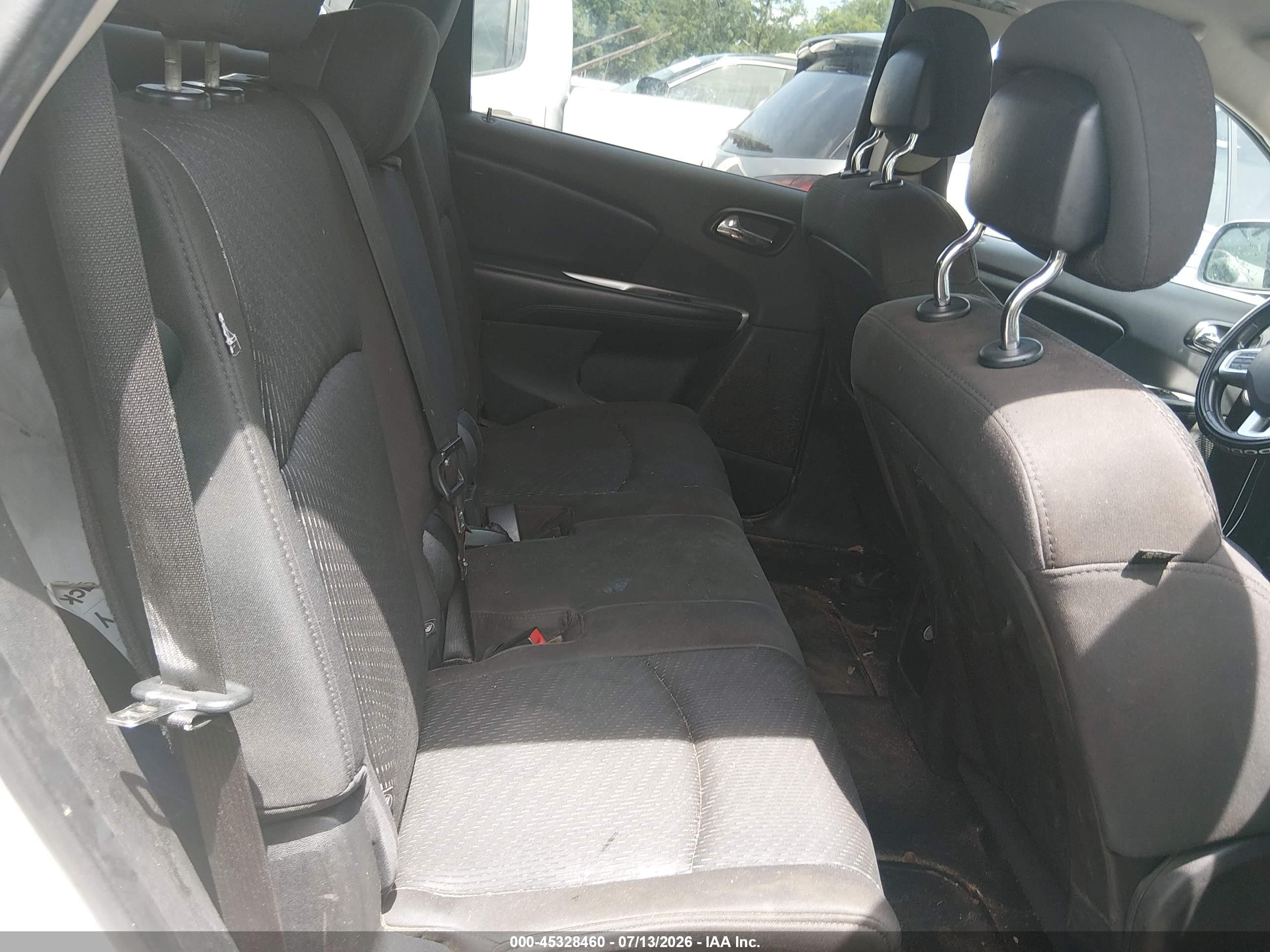 2013 Dodge Journey Sxt White vin: 3C4PDCBG7DT705529