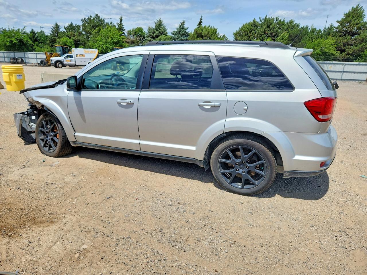 2014 Dodge Journey Sxt Silver vin: 3C4PDCBG7ET120600