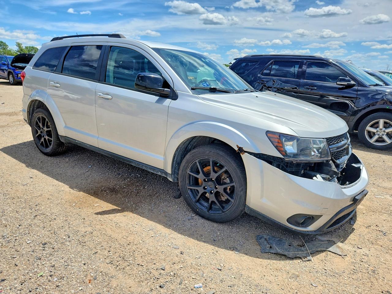 2014 Dodge Journey Sxt Silver vin: 3C4PDCBG7ET120600