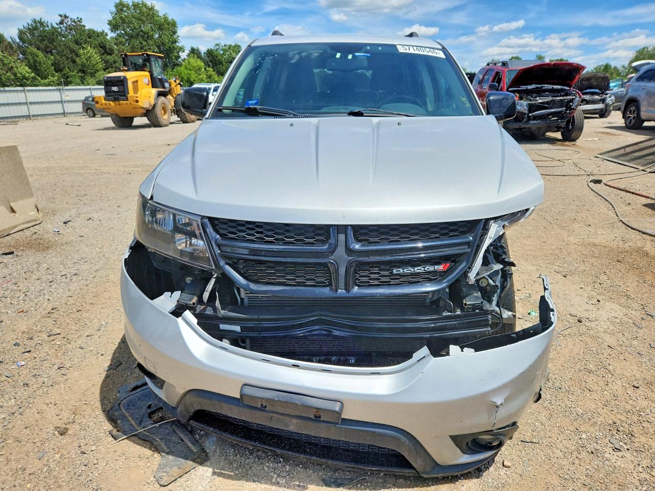 2014 Dodge Journey Sxt Silver vin: 3C4PDCBG7ET120600