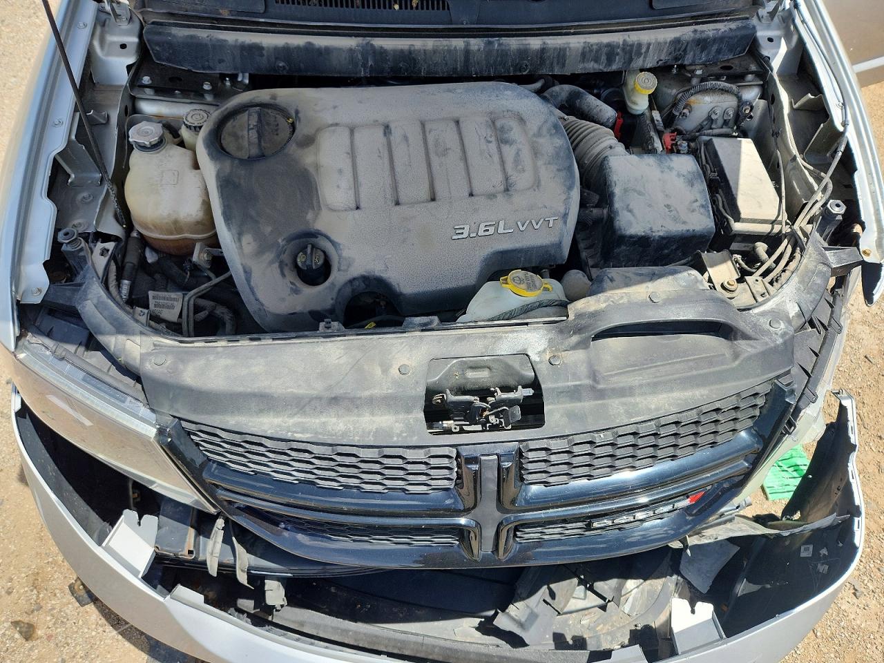 2014 Dodge Journey Sxt Silver vin: 3C4PDCBG7ET120600