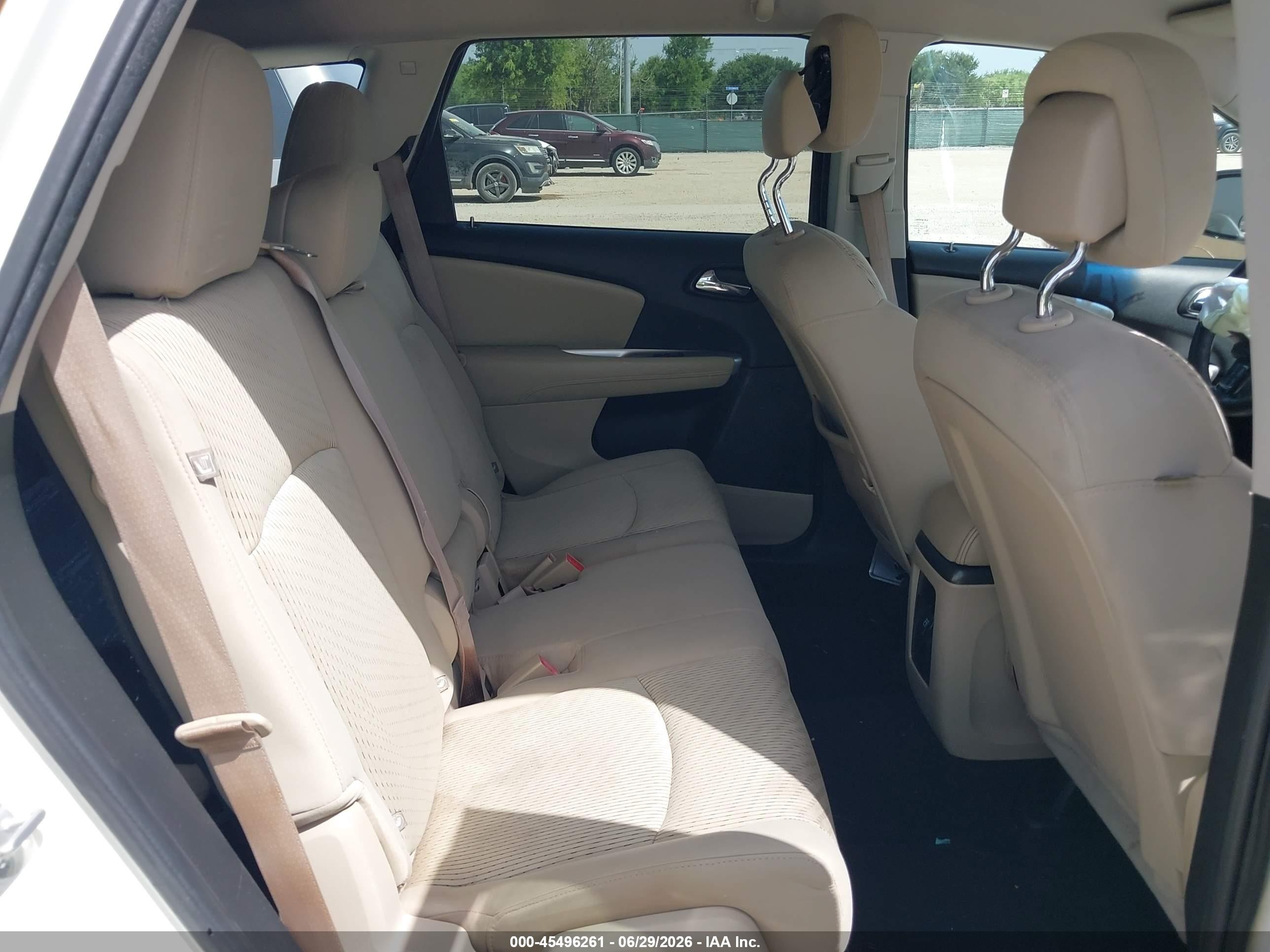 2014 Dodge Journey Sxt Белый vin: 3C4PDCBG7ET126803