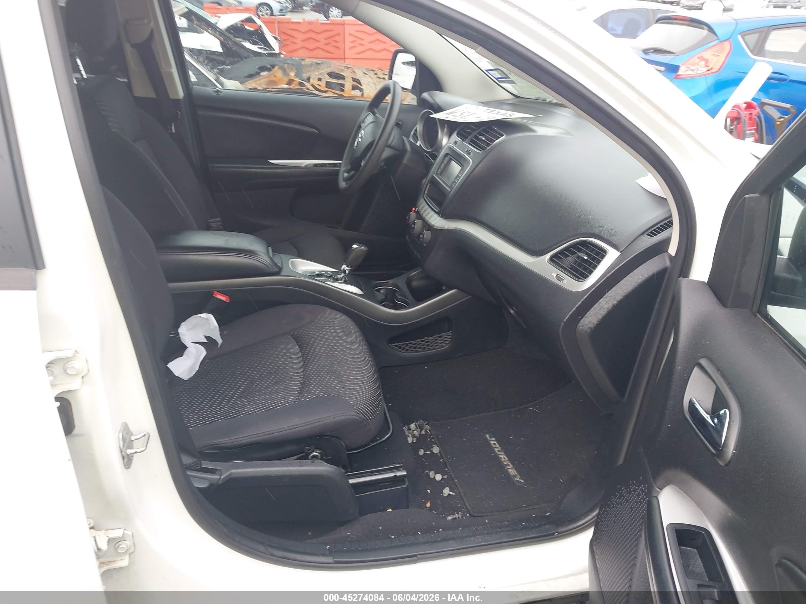 2014 Dodge Journey Sxt Белый vin: 3C4PDCBG7ET176312