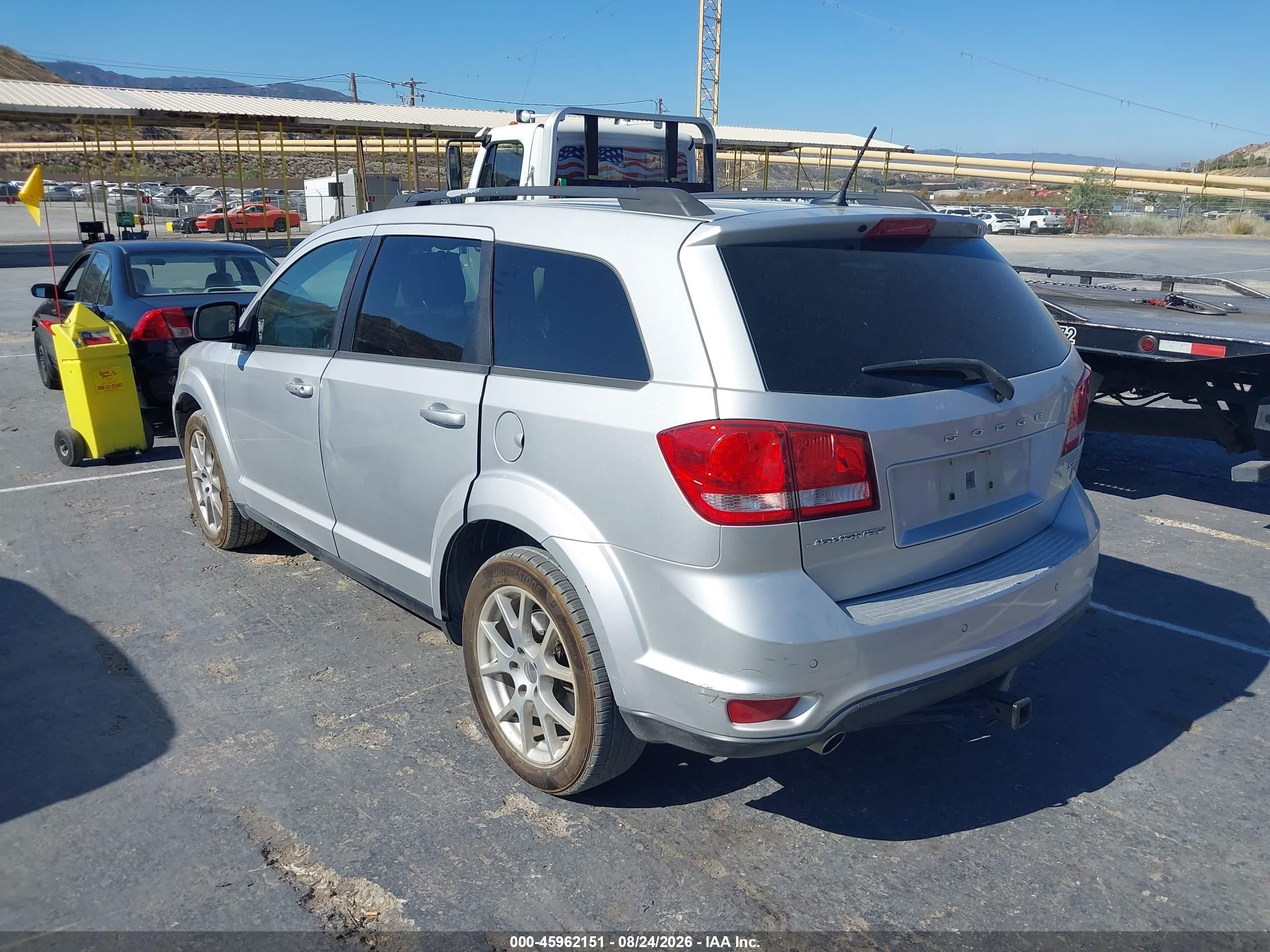 2014 Dodge Journey Sxt Silver vin: 3C4PDCBG7ET287880