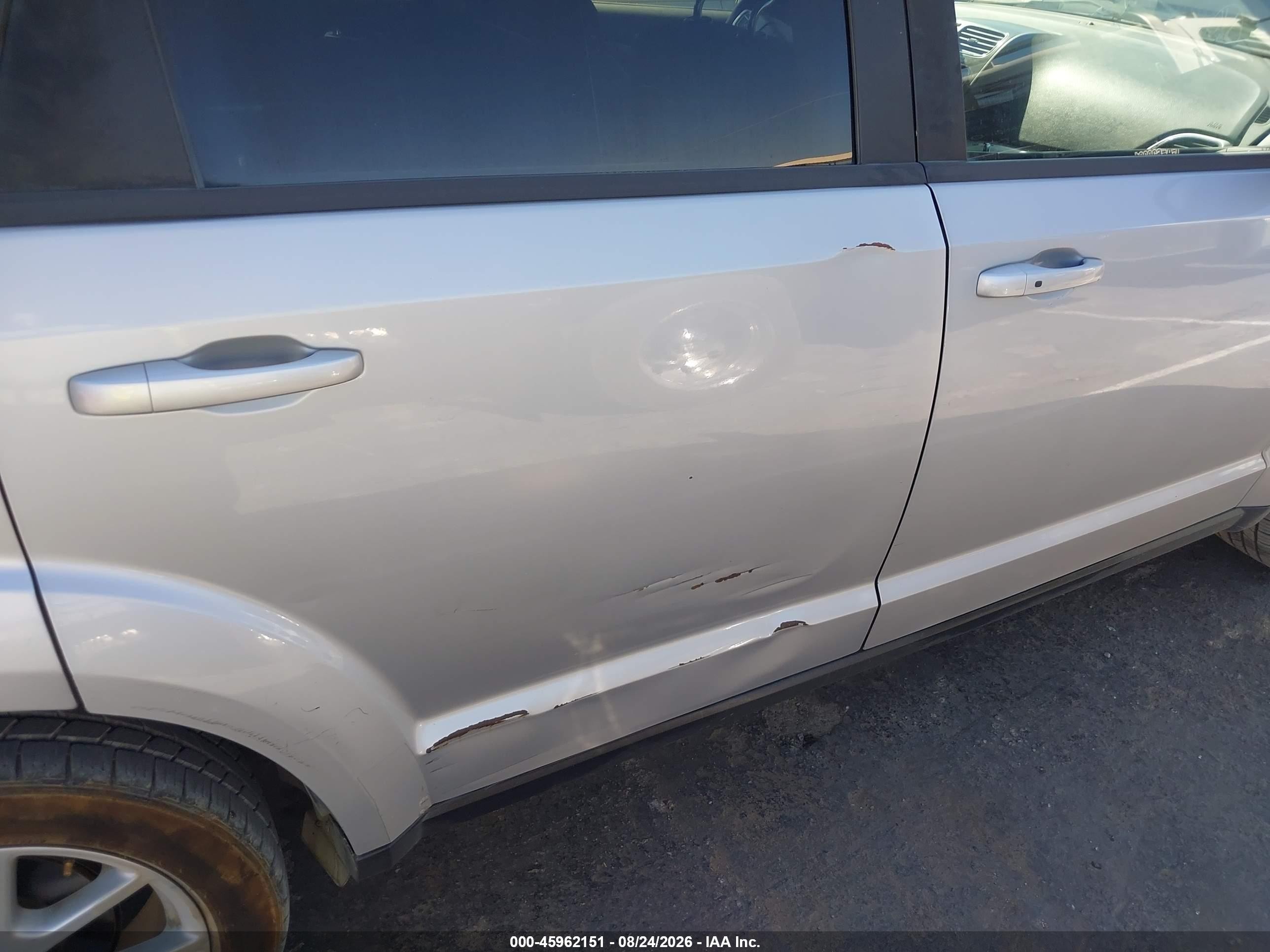 2014 Dodge Journey Sxt Silver vin: 3C4PDCBG7ET287880
