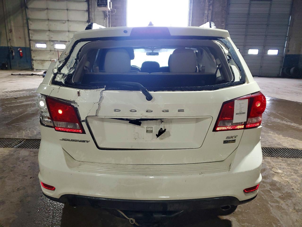 2015 Dodge Journey Sxt White vin: 3C4PDCBG7FT524952