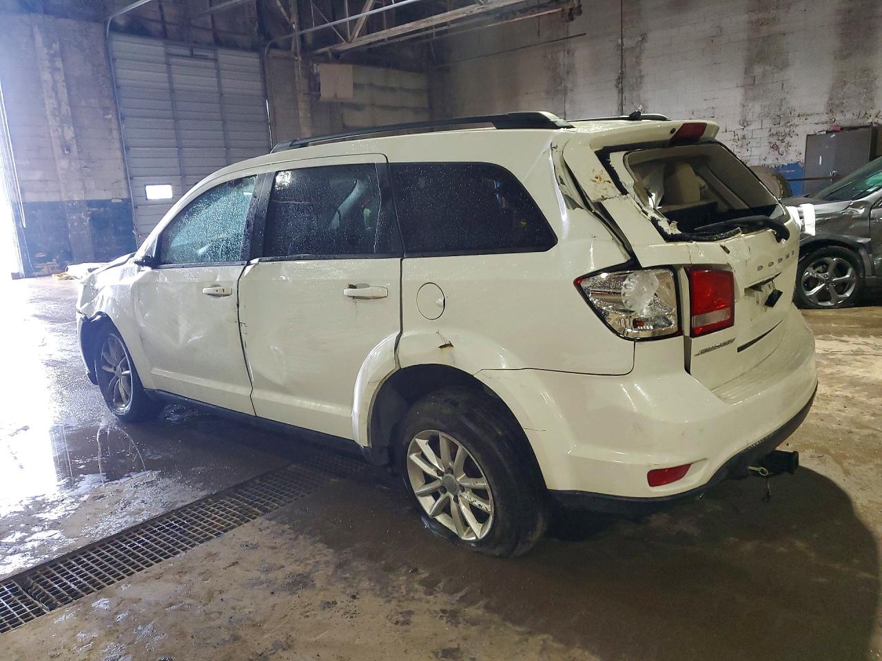 2015 Dodge Journey Sxt White vin: 3C4PDCBG7FT524952