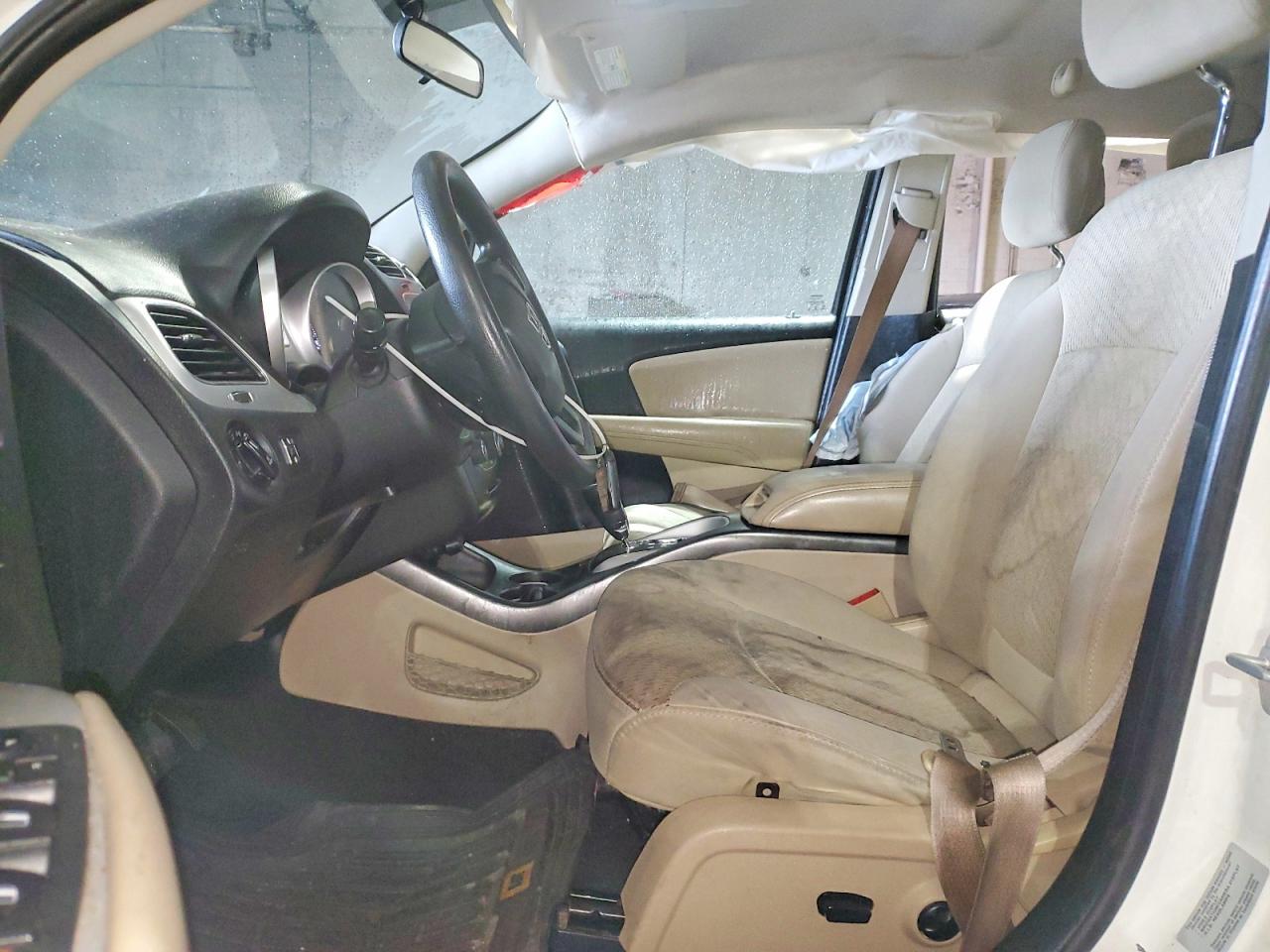 2015 Dodge Journey Sxt White vin: 3C4PDCBG7FT524952
