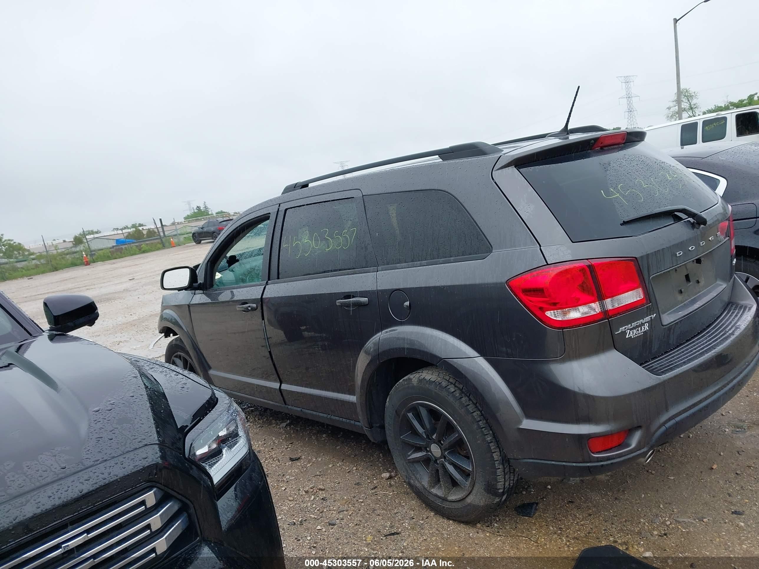 2015 Dodge Journey Sxt Gray vin: 3C4PDCBG7FT535689