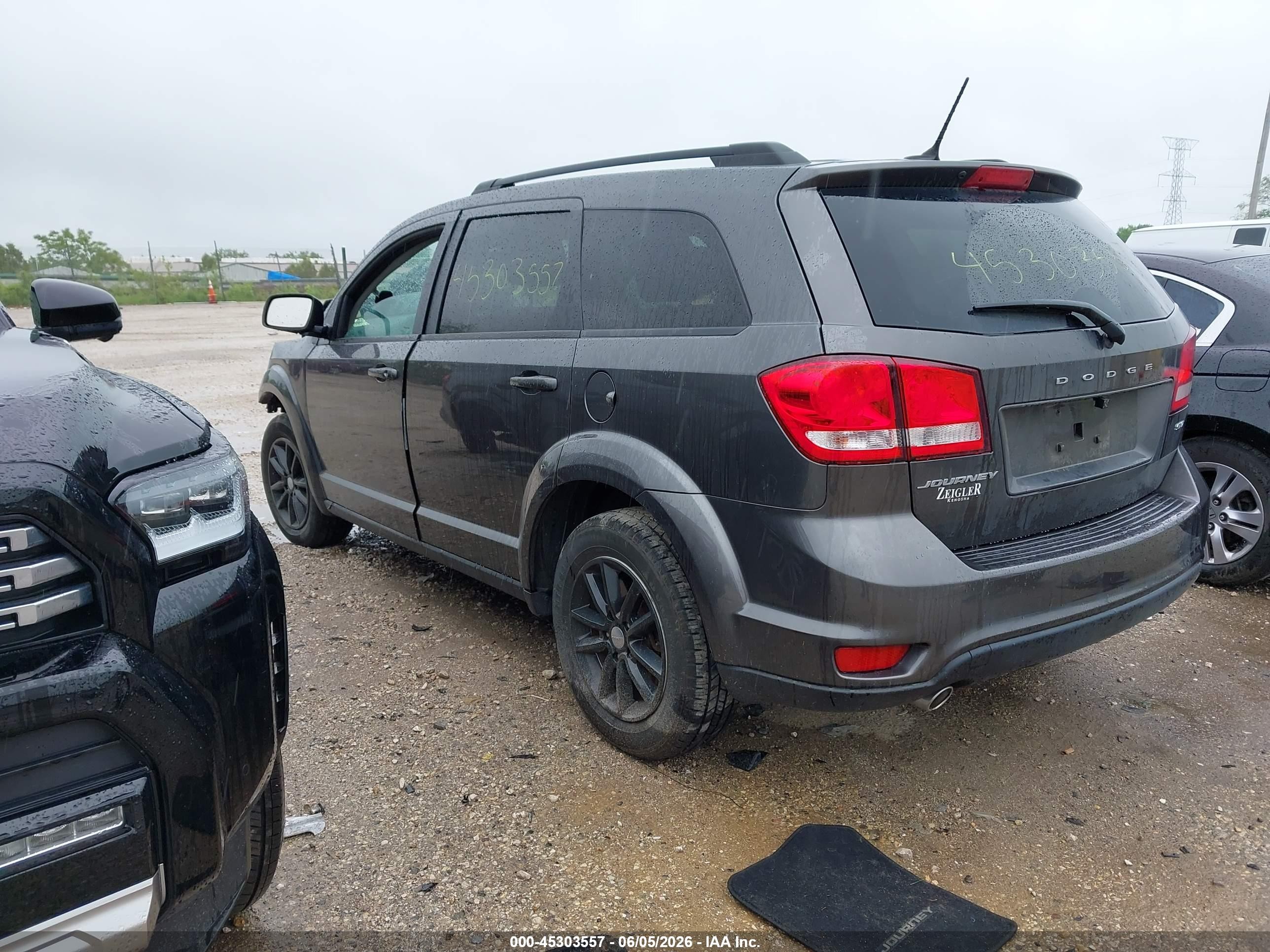 2015 Dodge Journey Sxt Gray vin: 3C4PDCBG7FT535689