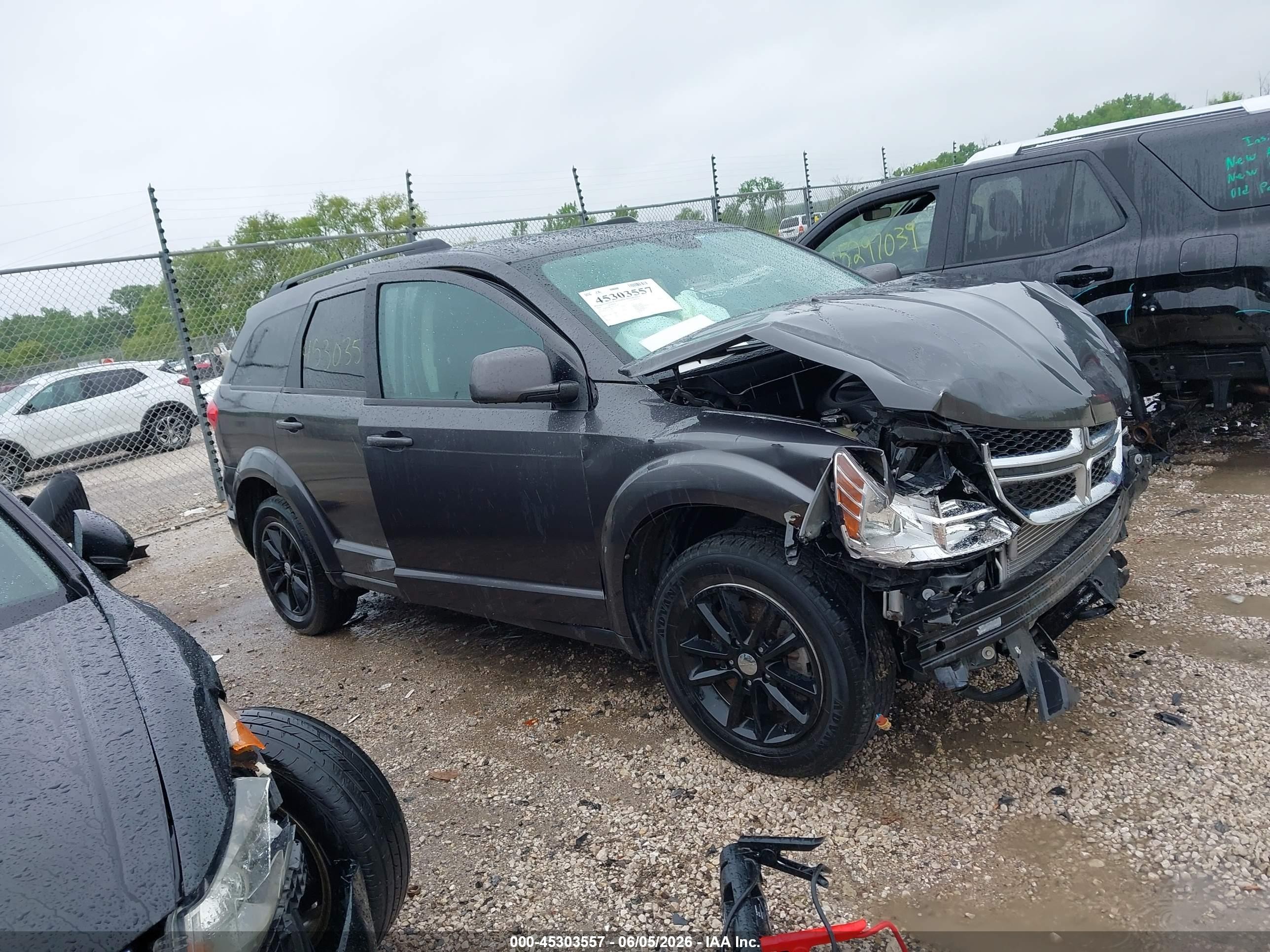 2015 Dodge Journey Sxt Gray vin: 3C4PDCBG7FT535689