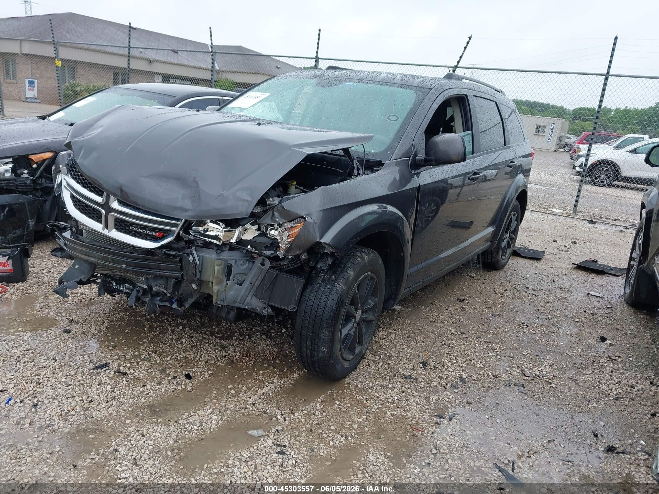 2015 Dodge Journey Sxt Gray vin: 3C4PDCBG7FT535689