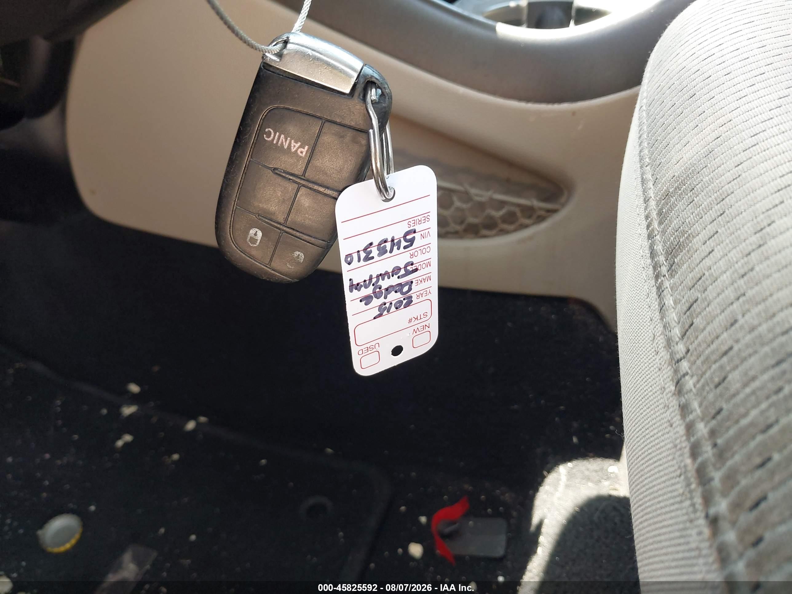 2015 Dodge Journey Sxt White vin: 3C4PDCBG7FT543310