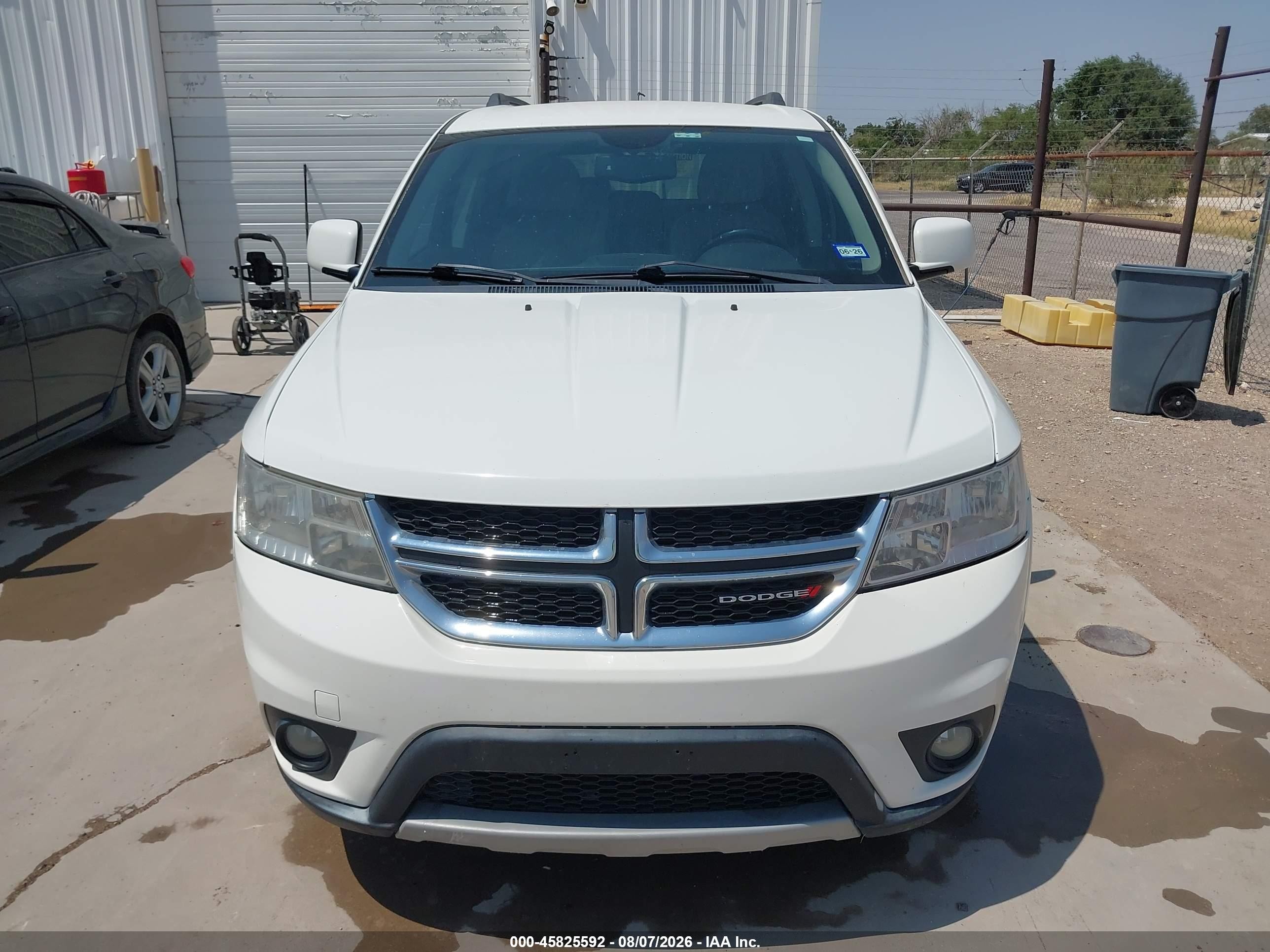 2015 Dodge Journey Sxt White vin: 3C4PDCBG7FT543310