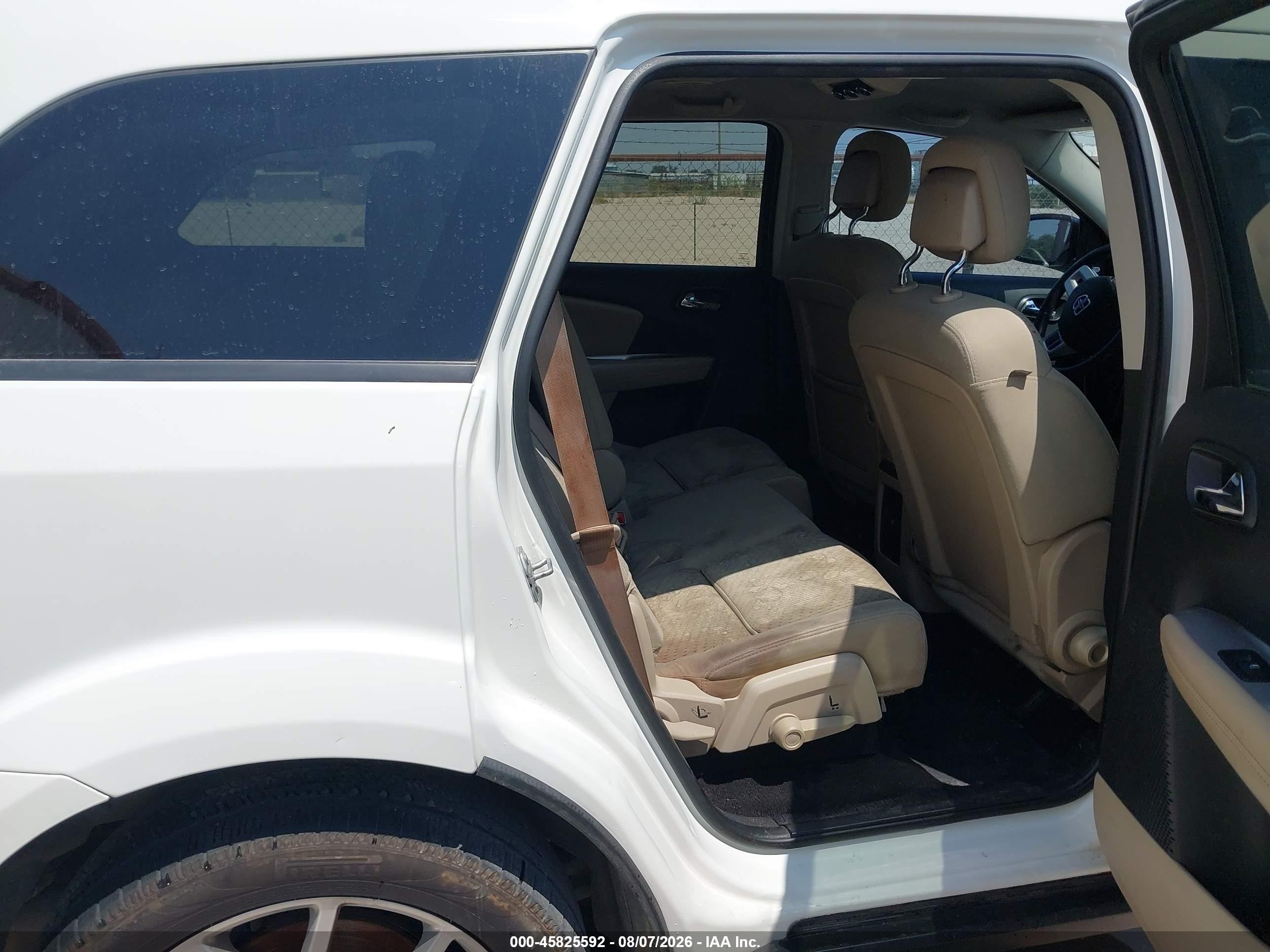 2015 Dodge Journey Sxt White vin: 3C4PDCBG7FT543310