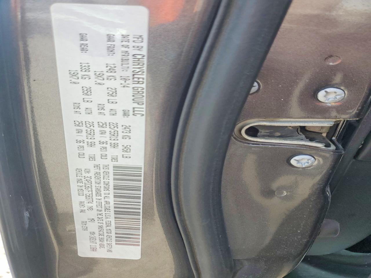 2015 Dodge Journey Sxt Gray vin: 3C4PDCBG7FT583774