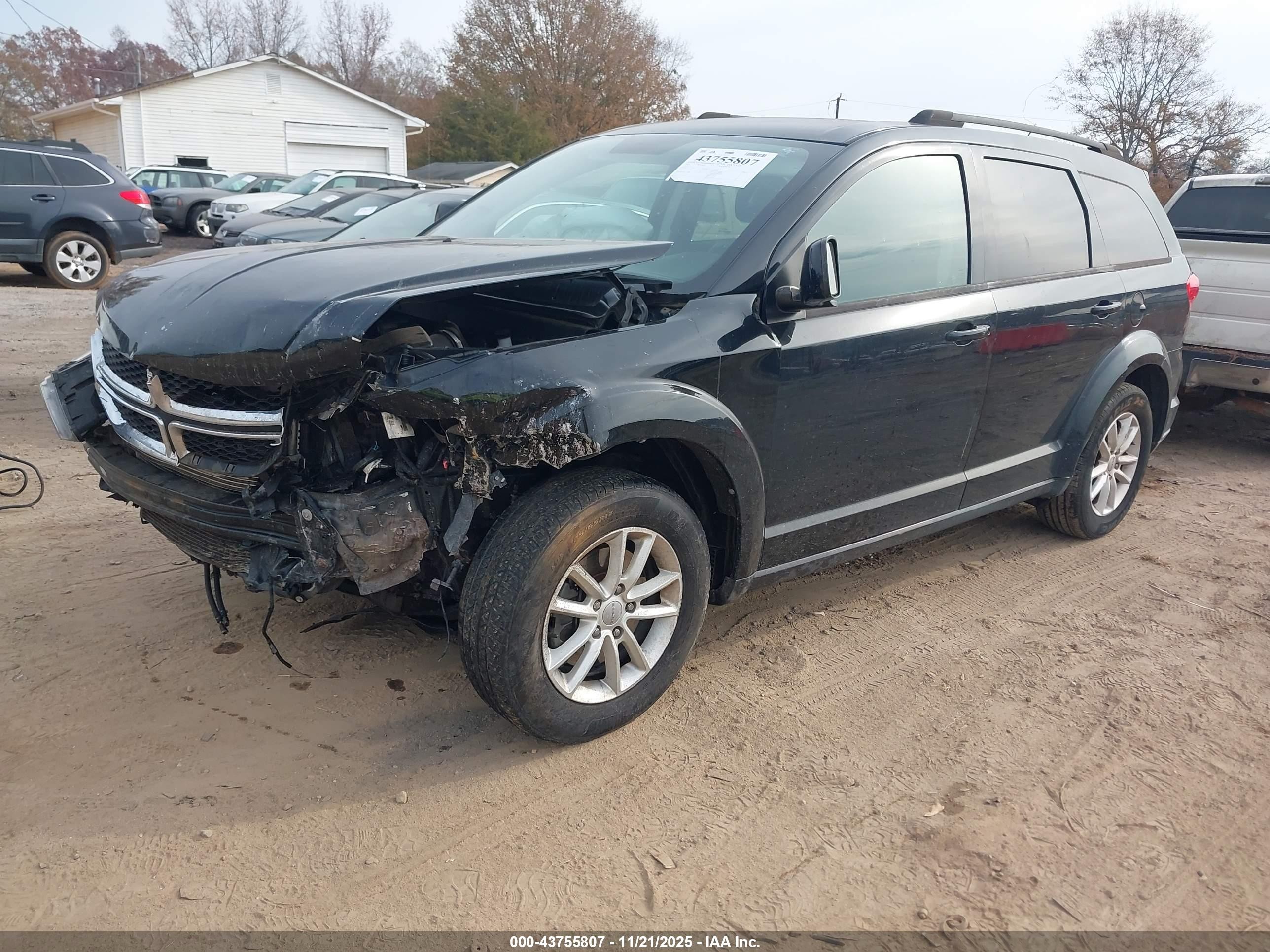 2015 Dodge Journey Sxt Black vin: 3C4PDCBG7FT690968