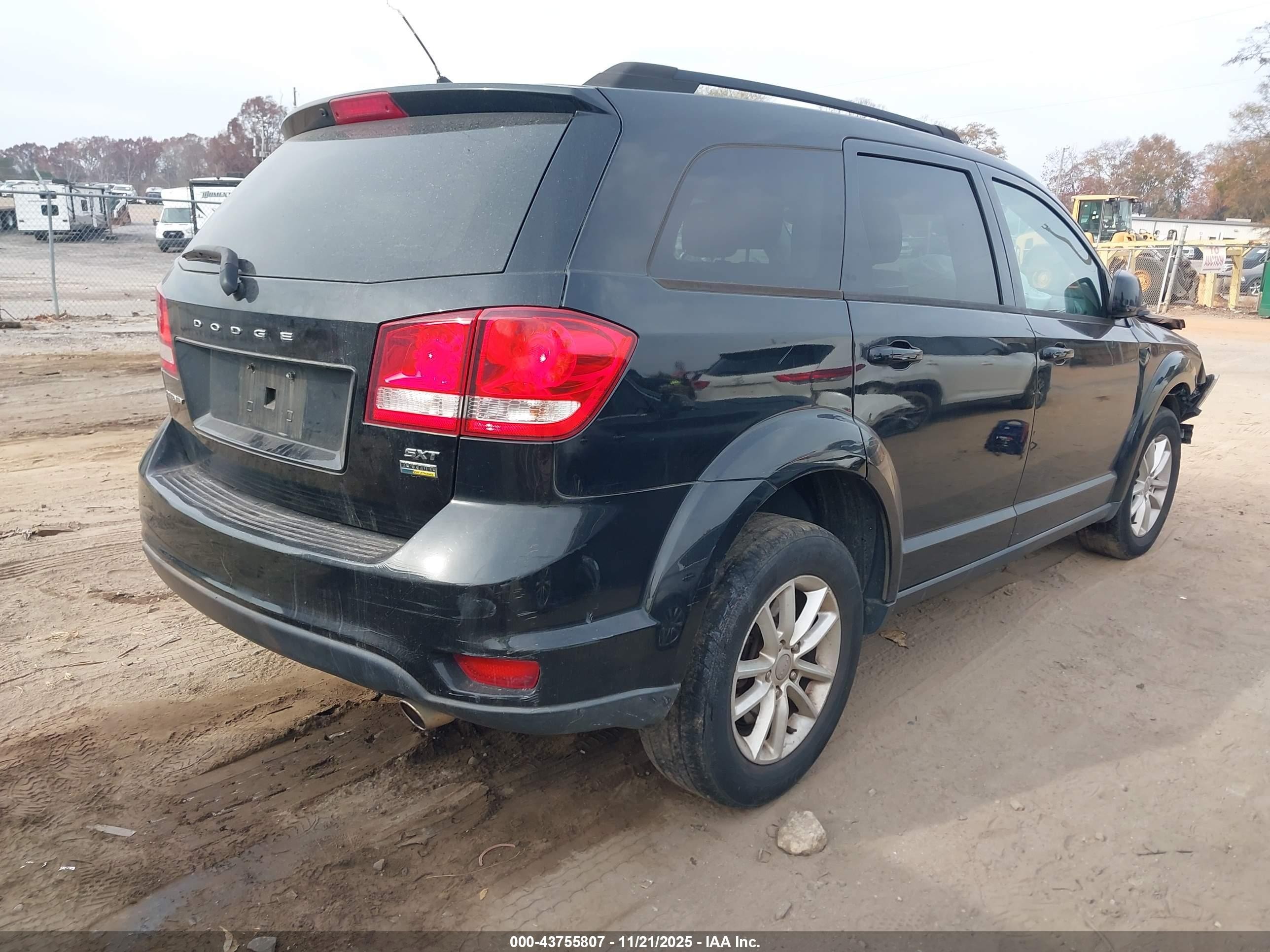 2015 Dodge Journey Sxt Black vin: 3C4PDCBG7FT690968