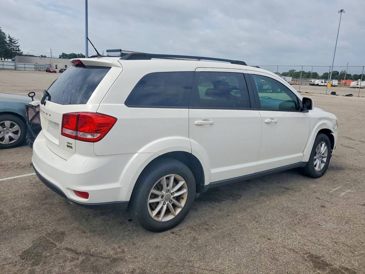 2015 Dodge Journey Sxt White vin: 3C4PDCBG7FT696687