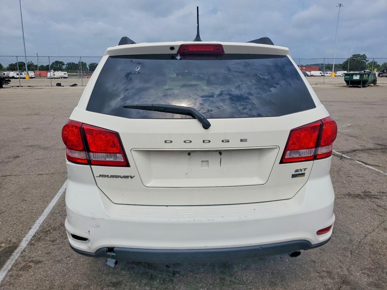2015 Dodge Journey Sxt White vin: 3C4PDCBG7FT696687