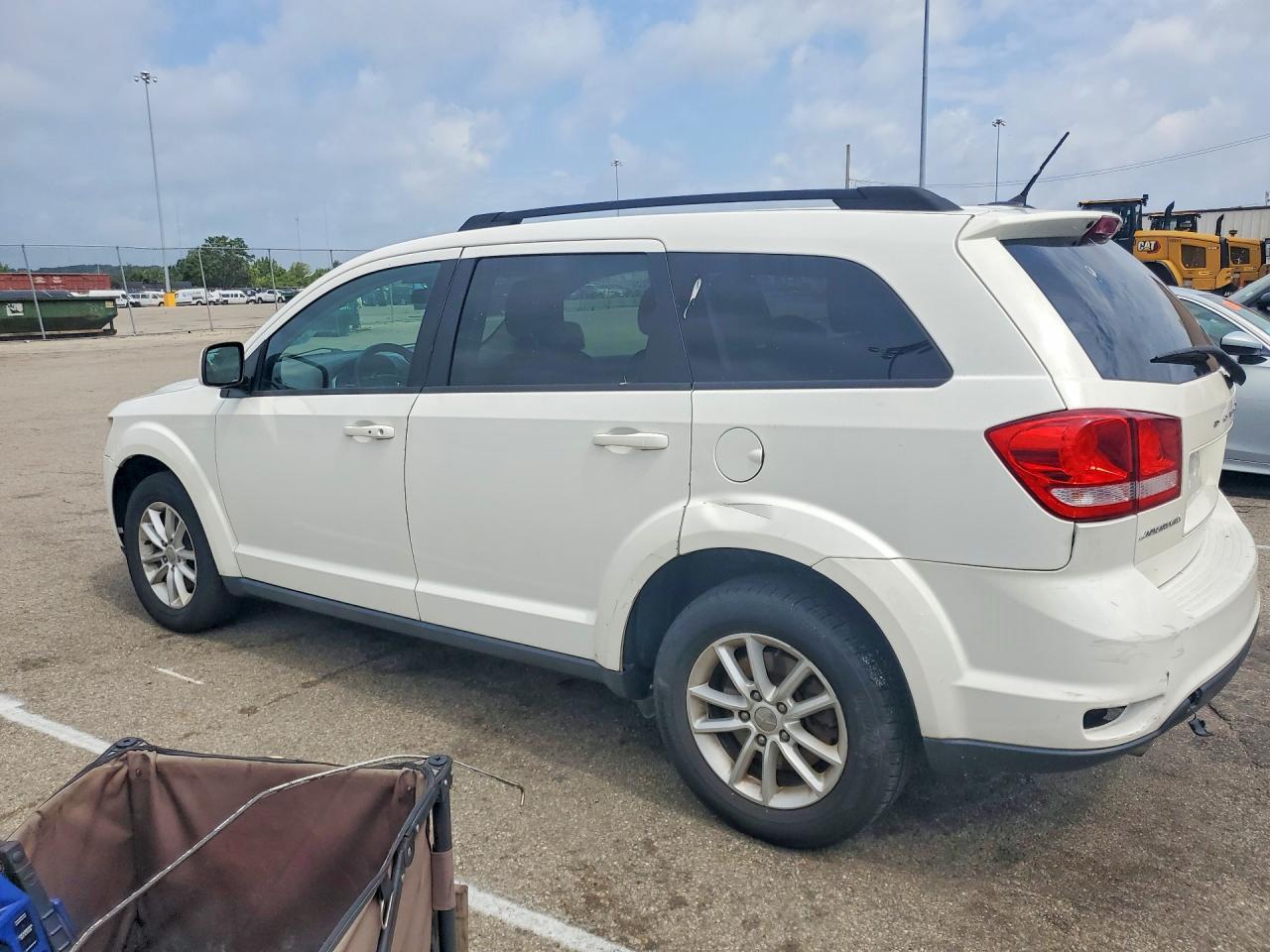 2015 Dodge Journey Sxt White vin: 3C4PDCBG7FT696687