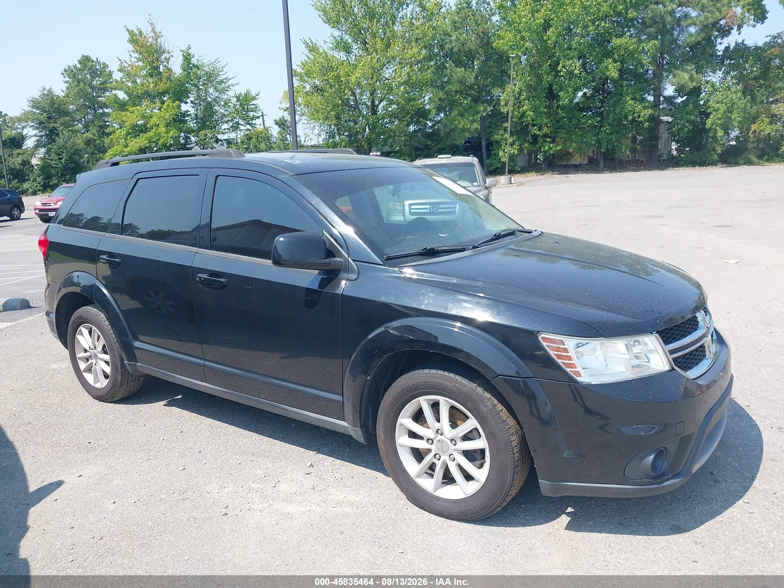2015 Dodge Journey Sxt Черный vin: 3C4PDCBG7FT711396