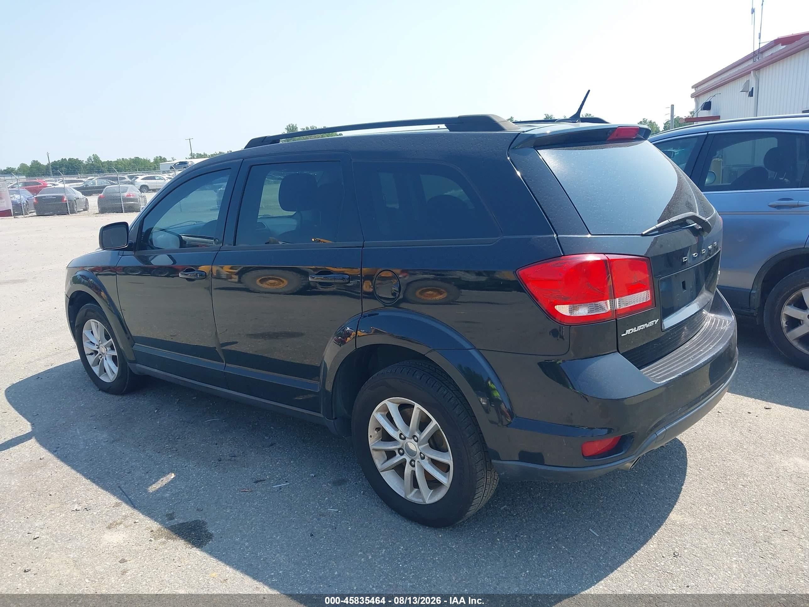 2015 Dodge Journey Sxt Черный vin: 3C4PDCBG7FT711396