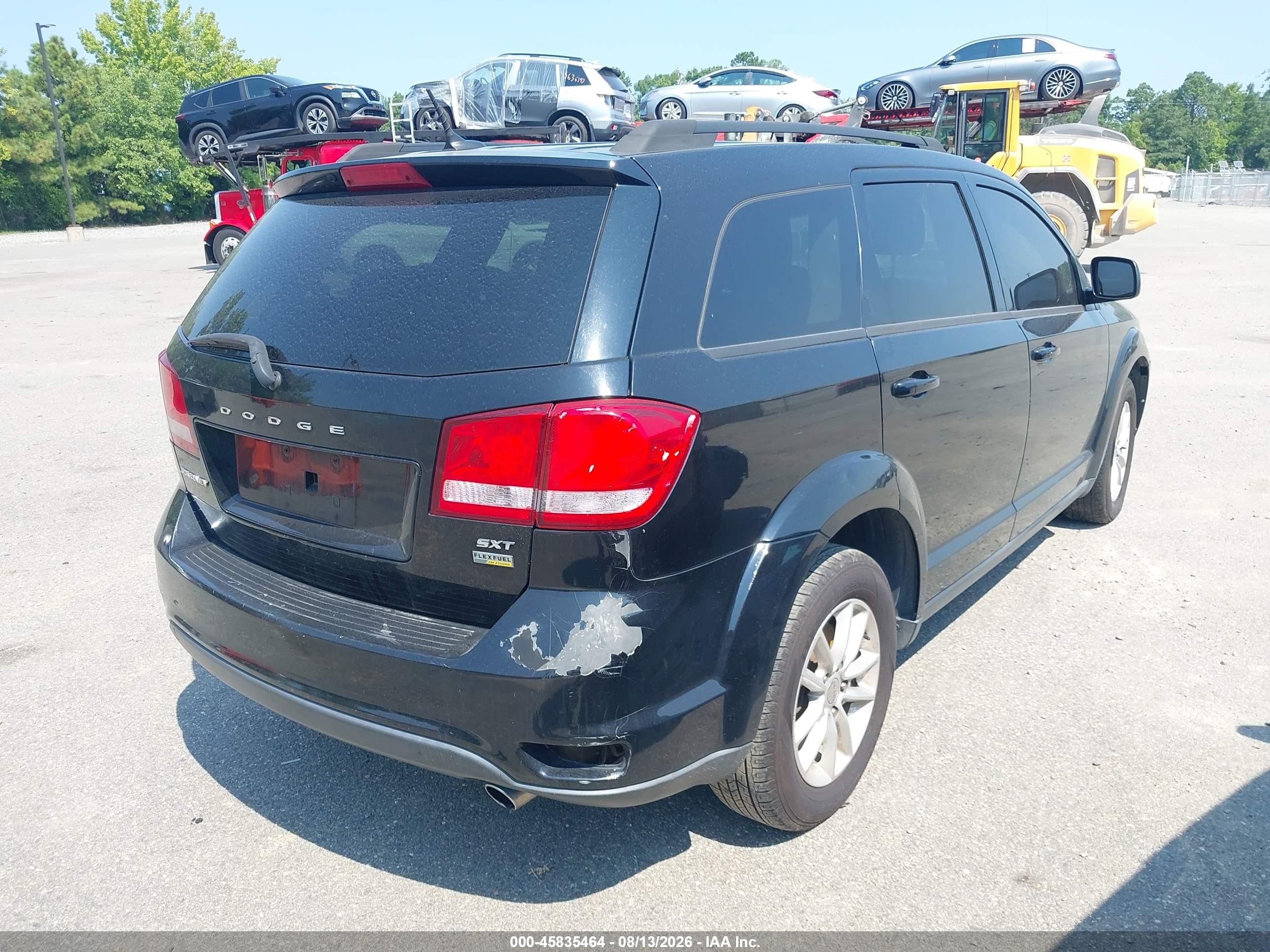 2015 Dodge Journey Sxt Черный vin: 3C4PDCBG7FT711396