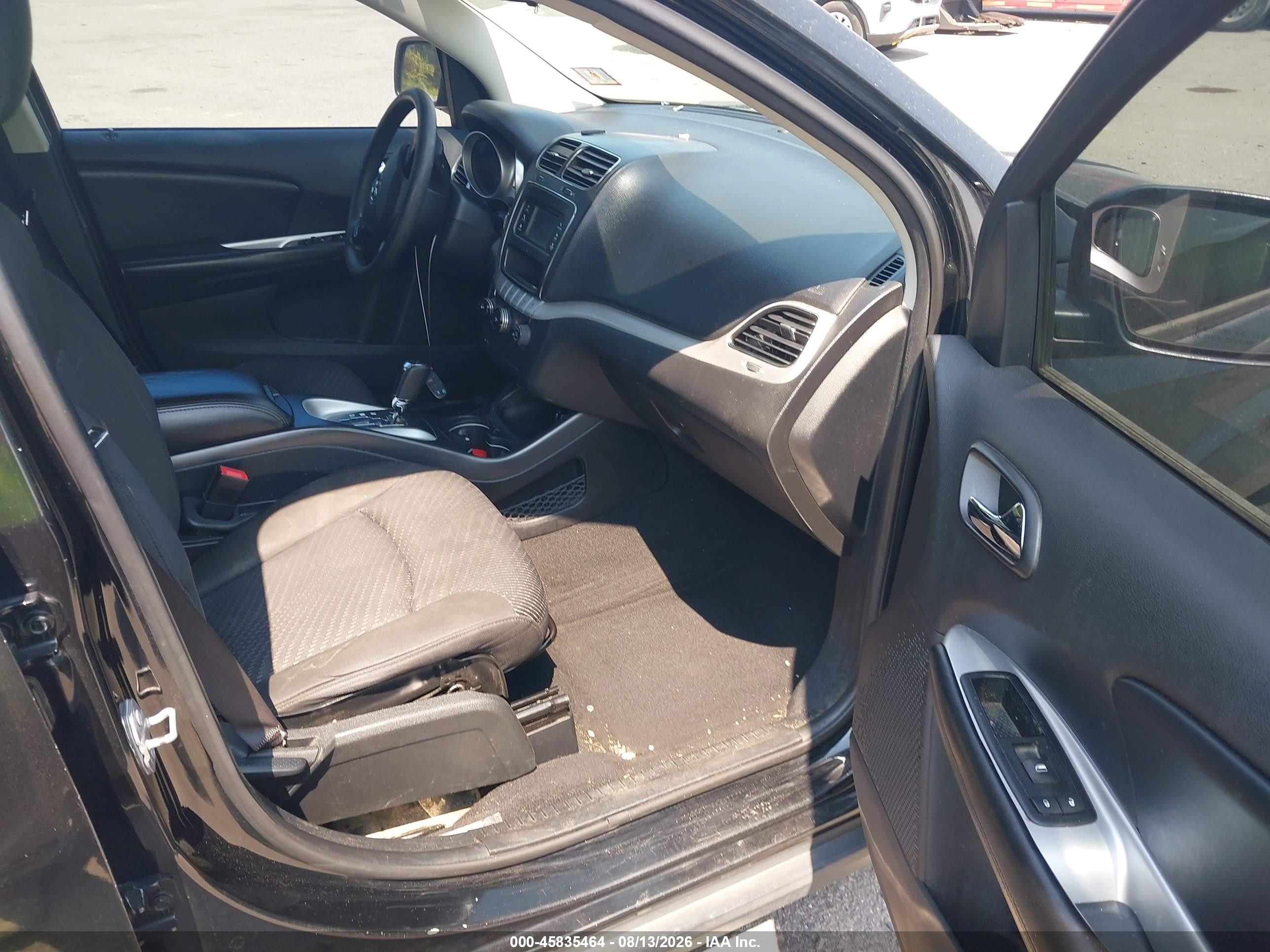 2015 Dodge Journey Sxt Черный vin: 3C4PDCBG7FT711396